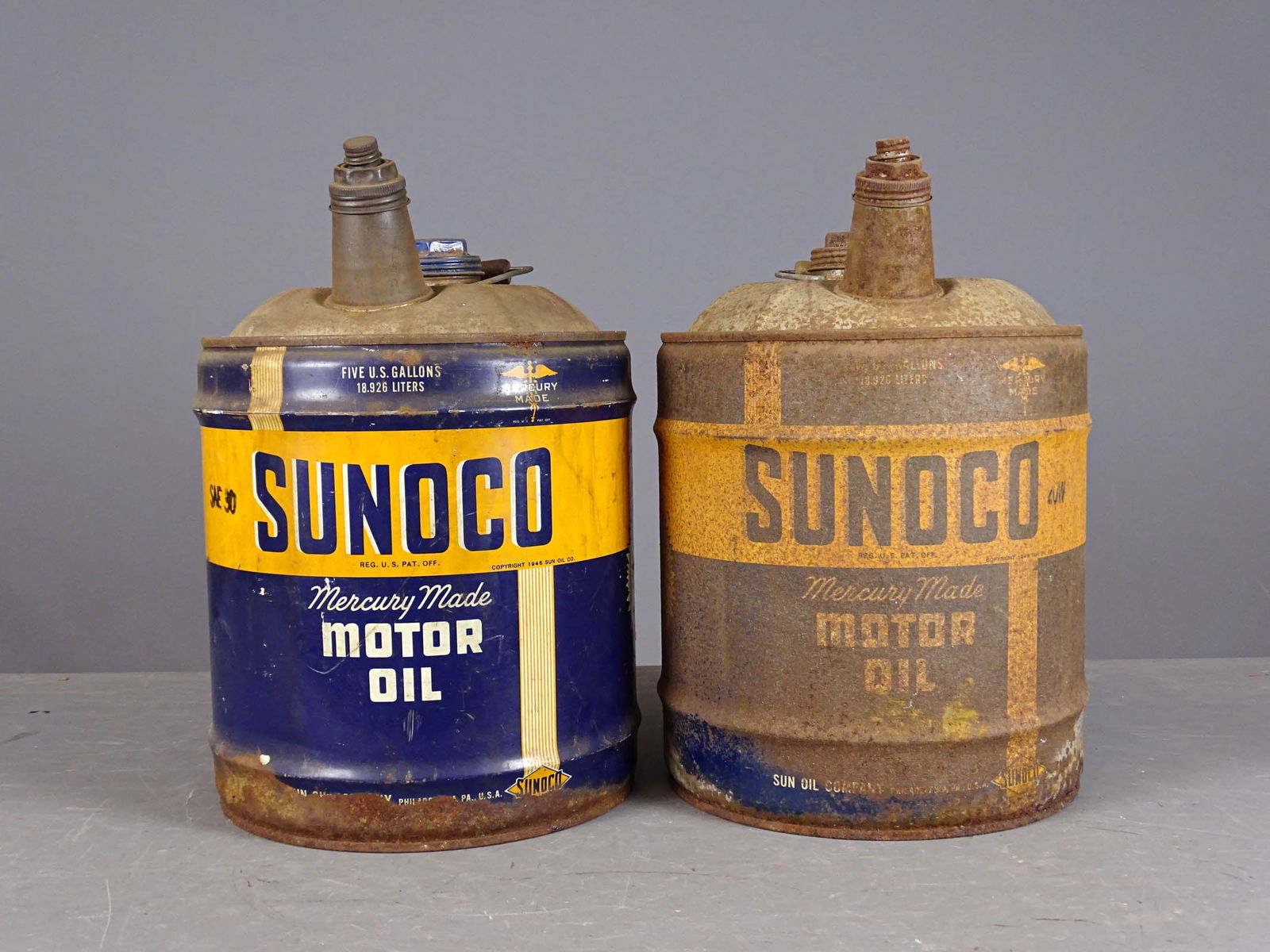 Oil Tins Lot - 10
