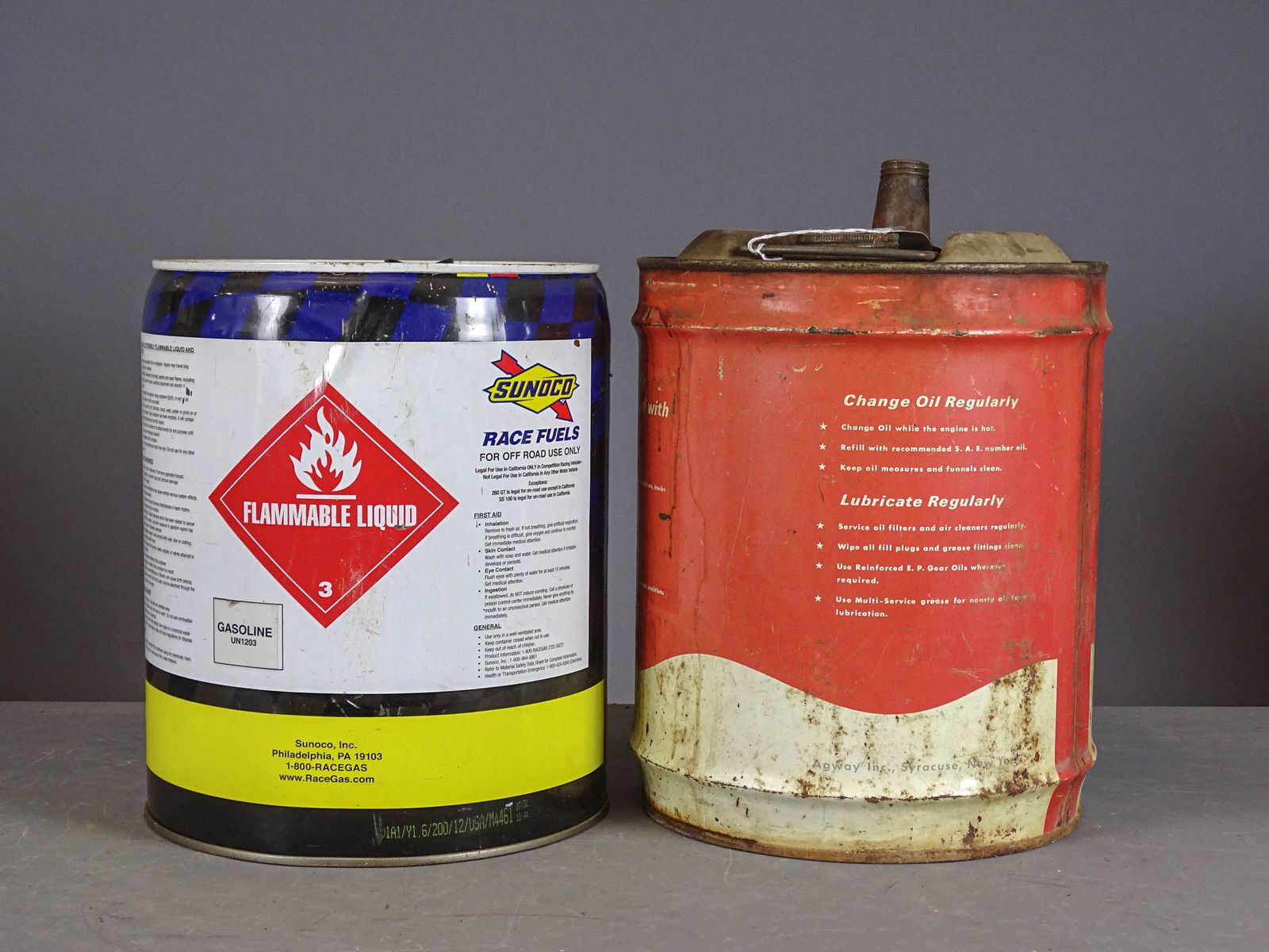 Oil Tins Lot - 5