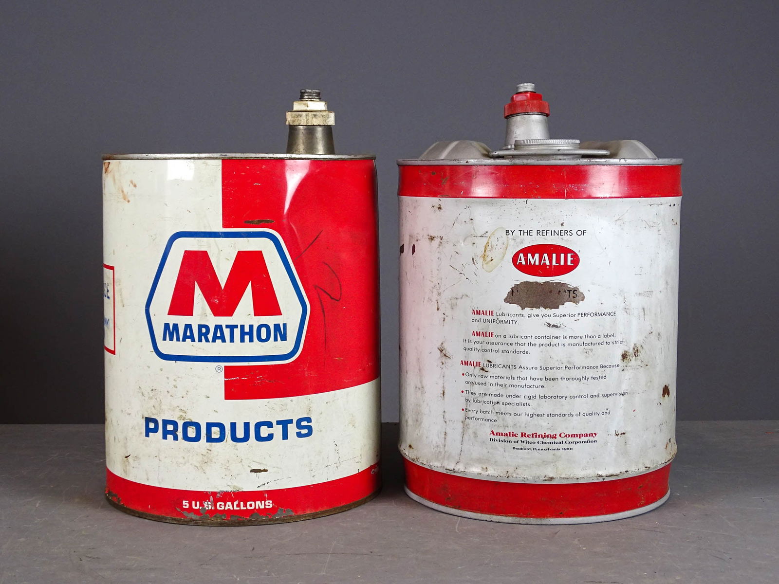 Oil Tins Lot - 9
