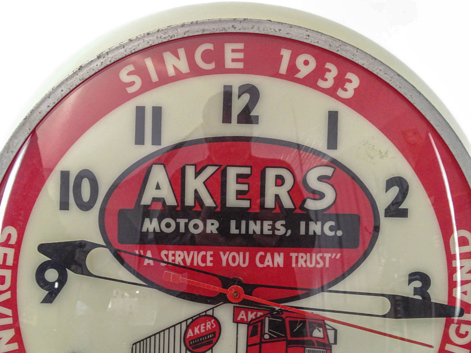 Akers Motor Lines Wall Clock - 2