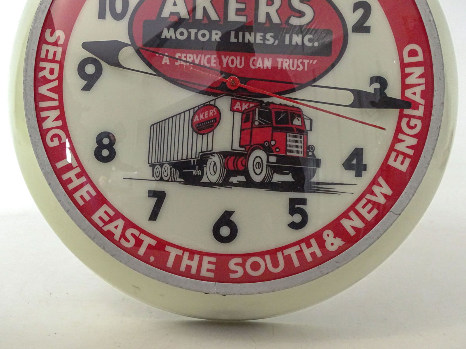 Akers Motor Lines Wall Clock - 3