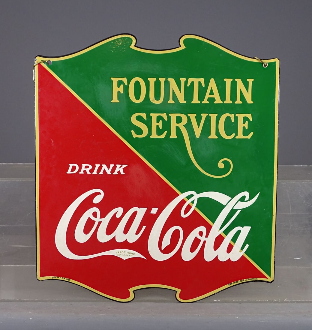 Coca-Cola Enameled Sign (1 of 6)