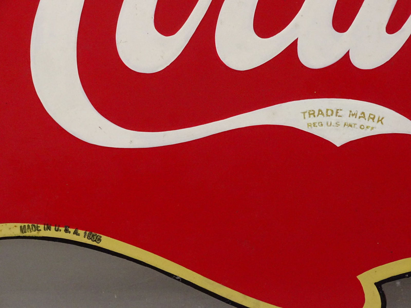 Coca-Cola Enameled Sign - 2
