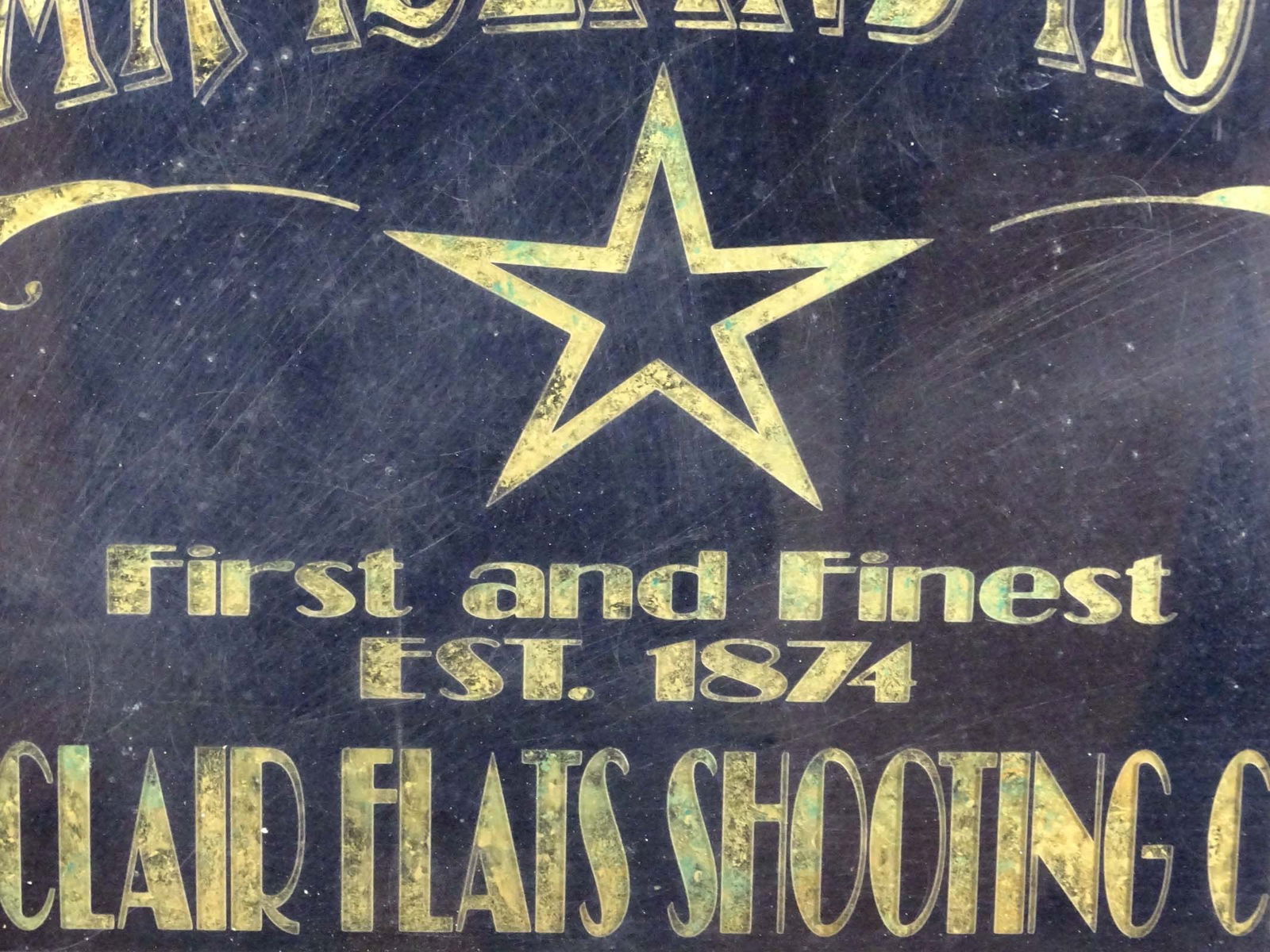 Reverse Painted Hotel Sign - 5