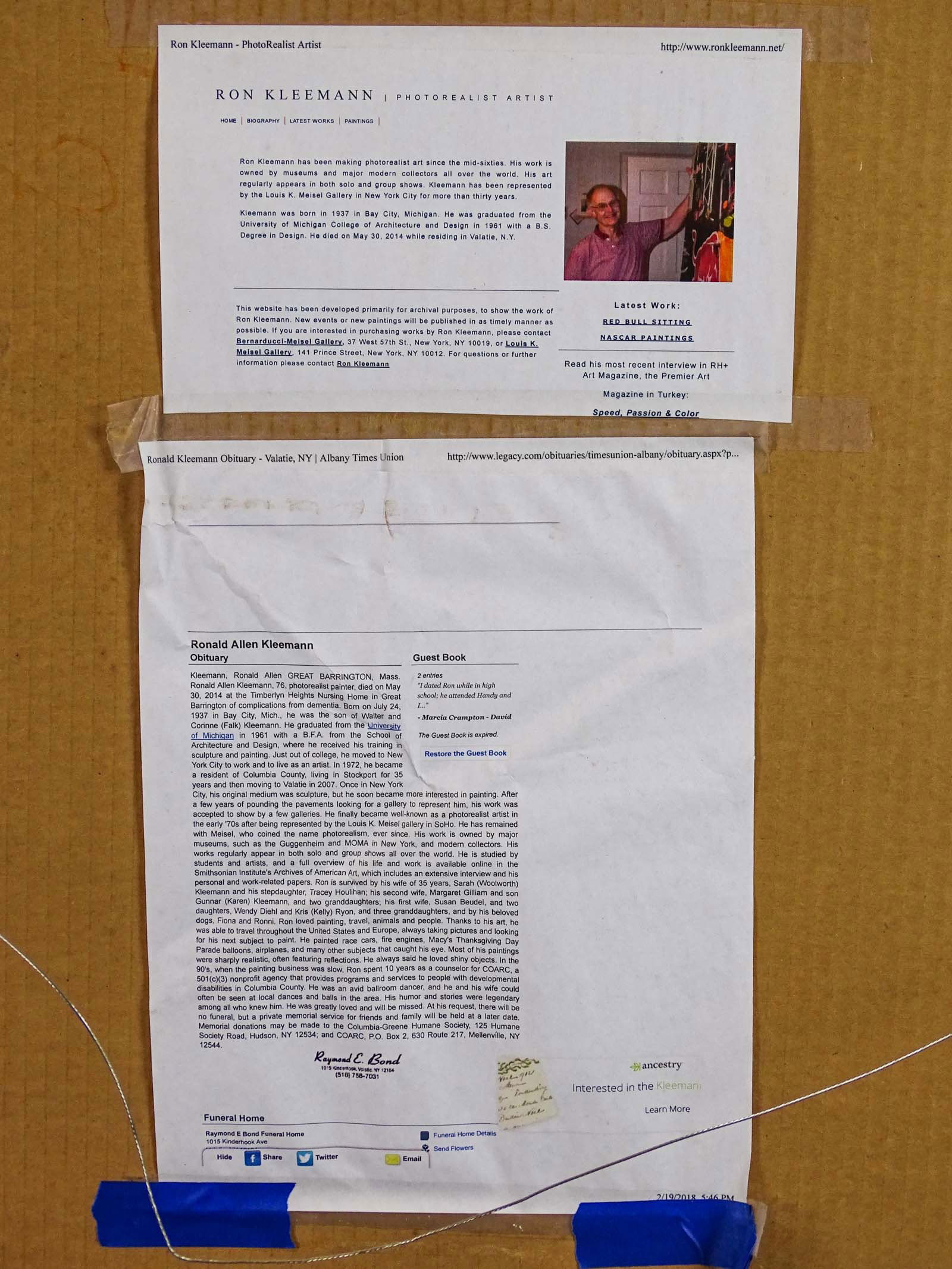 Print; Ron Kleeman - 6