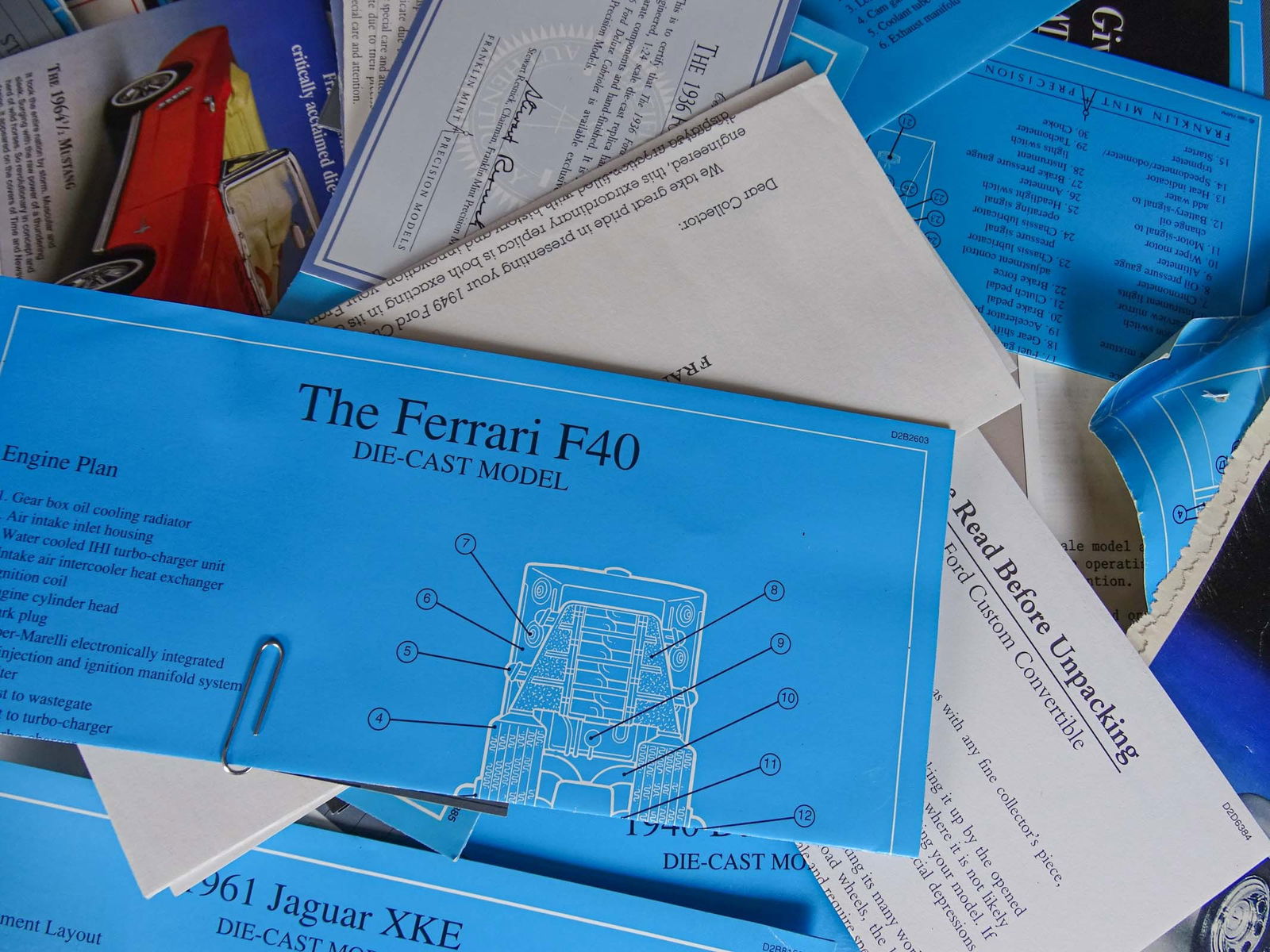 Franklin Mint Misc Ephemera Lot - 12