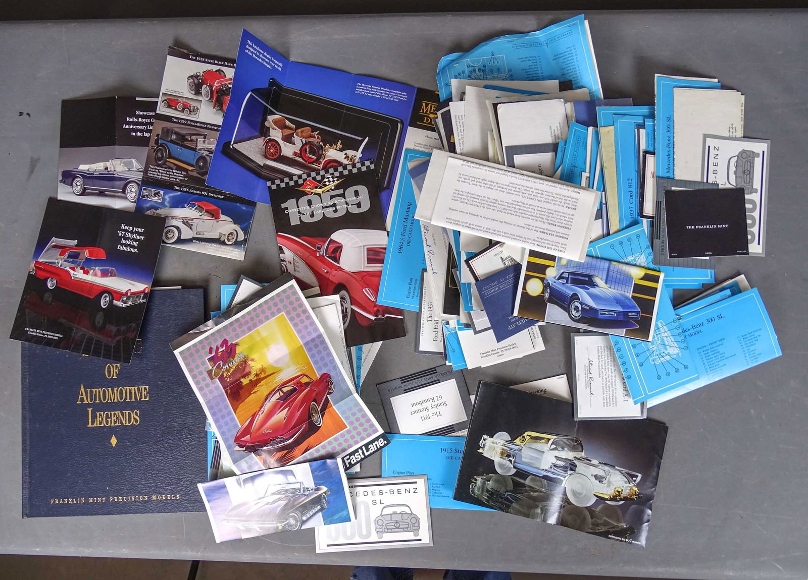 Franklin Mint Misc Ephemera Lot: Misc ephemera; Franklin Mint Precision models and more.