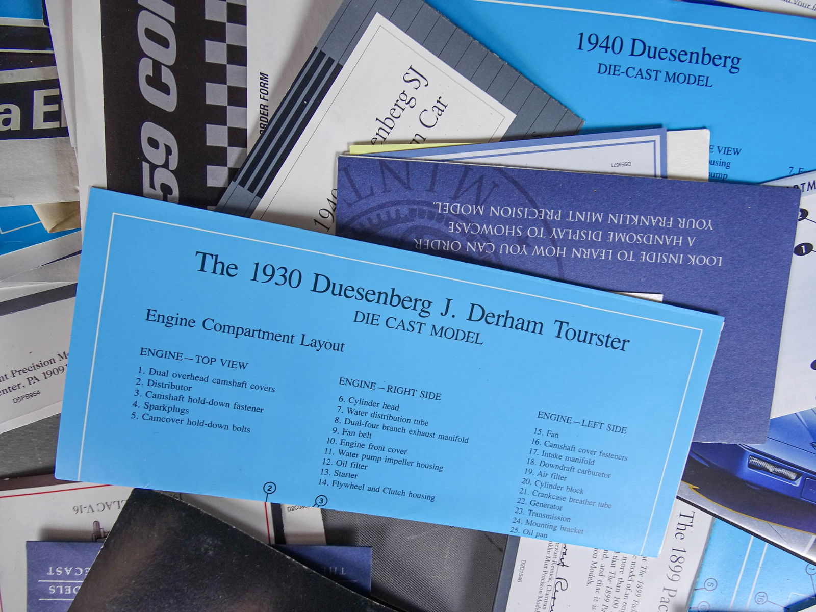 Franklin Mint Misc Ephemera Lot - 7