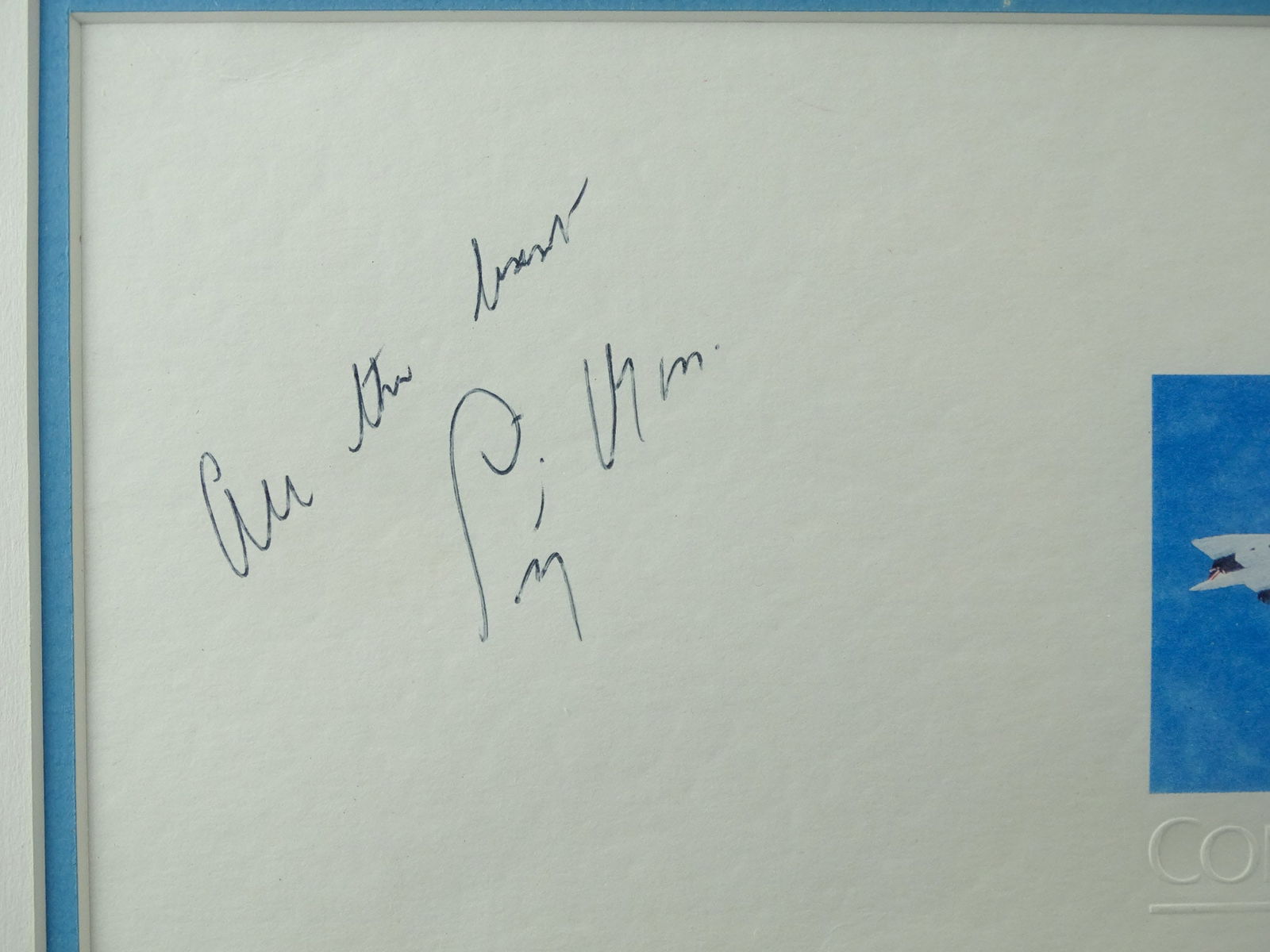 Stirling Moss Autographed Print - 3