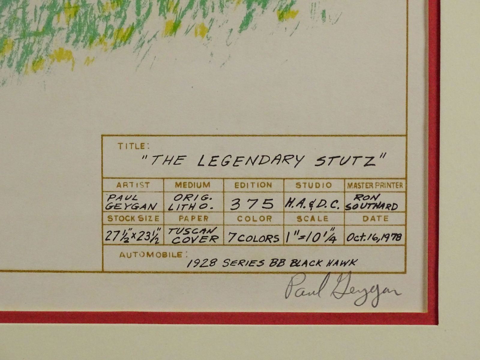 Paul Deygar Auto Prints - 8