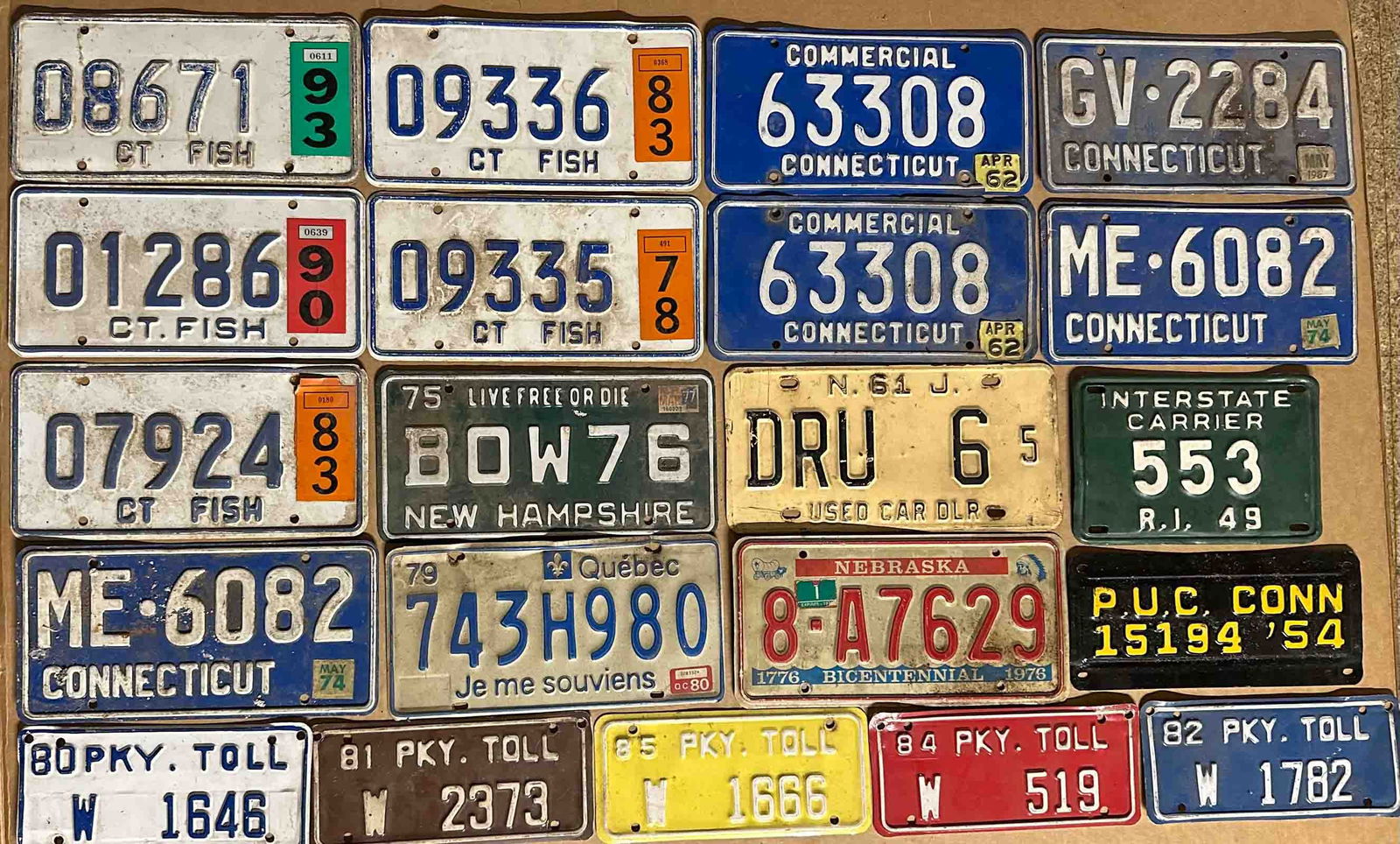 Various License Plates (1 of 2)