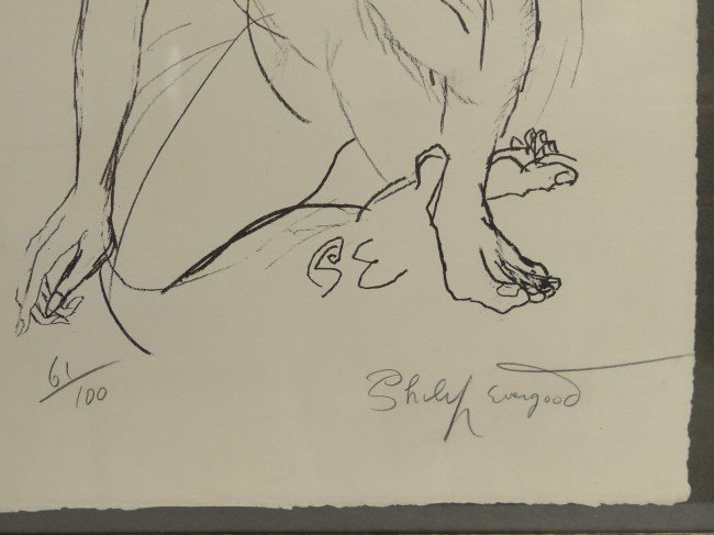 Print Signed Philip Evergood - 2