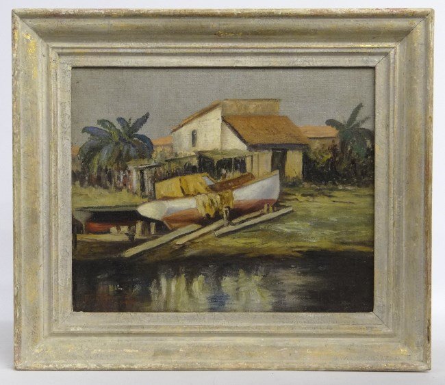 Painting Frank Barney