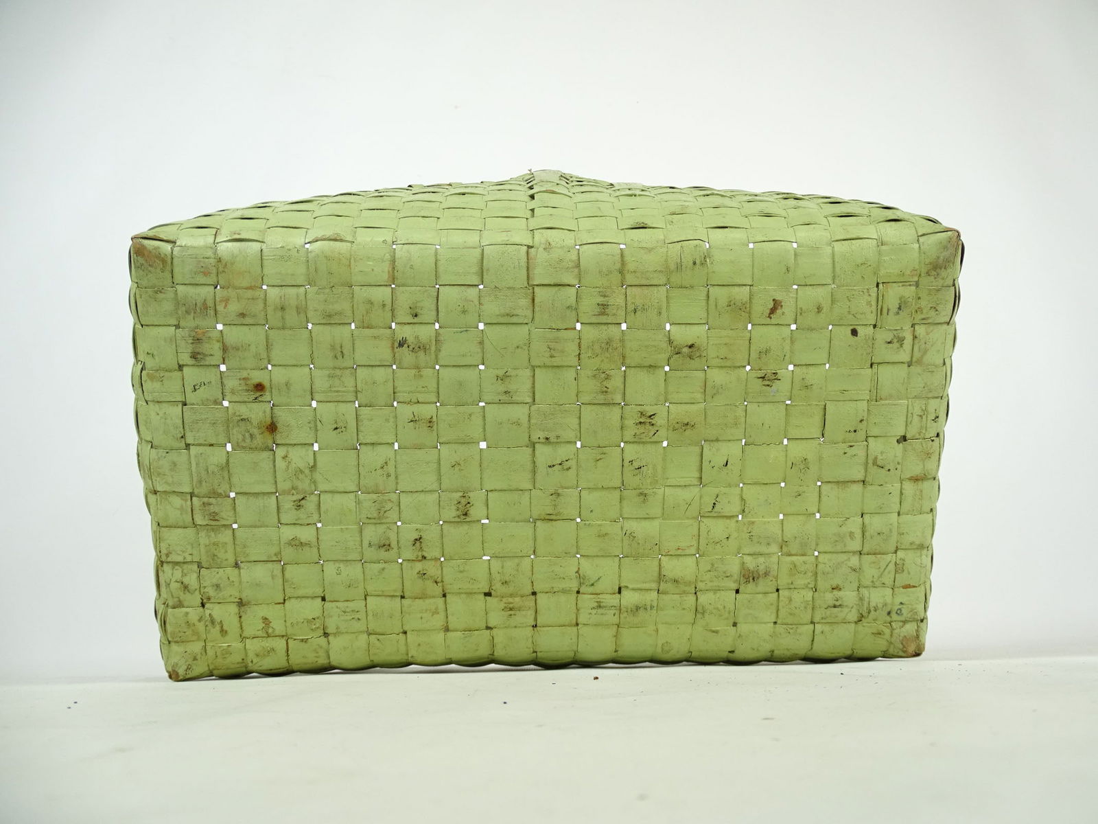 19th c. Painted Basket - 6