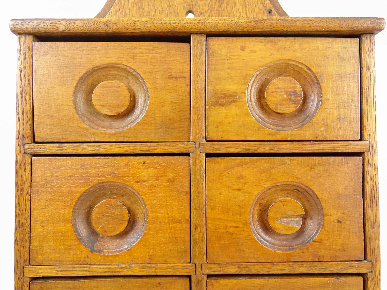 19th c. Wall Cabinet with Drawers - 2