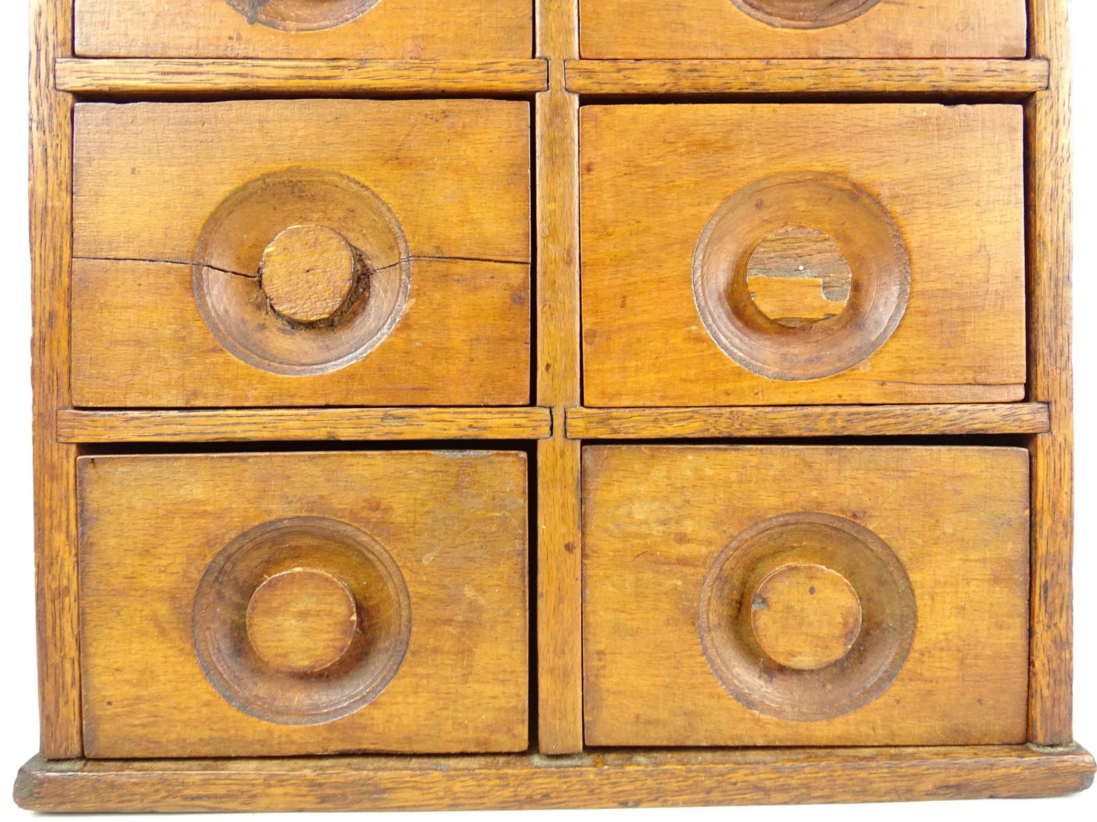 19th c. Wall Cabinet with Drawers - 3