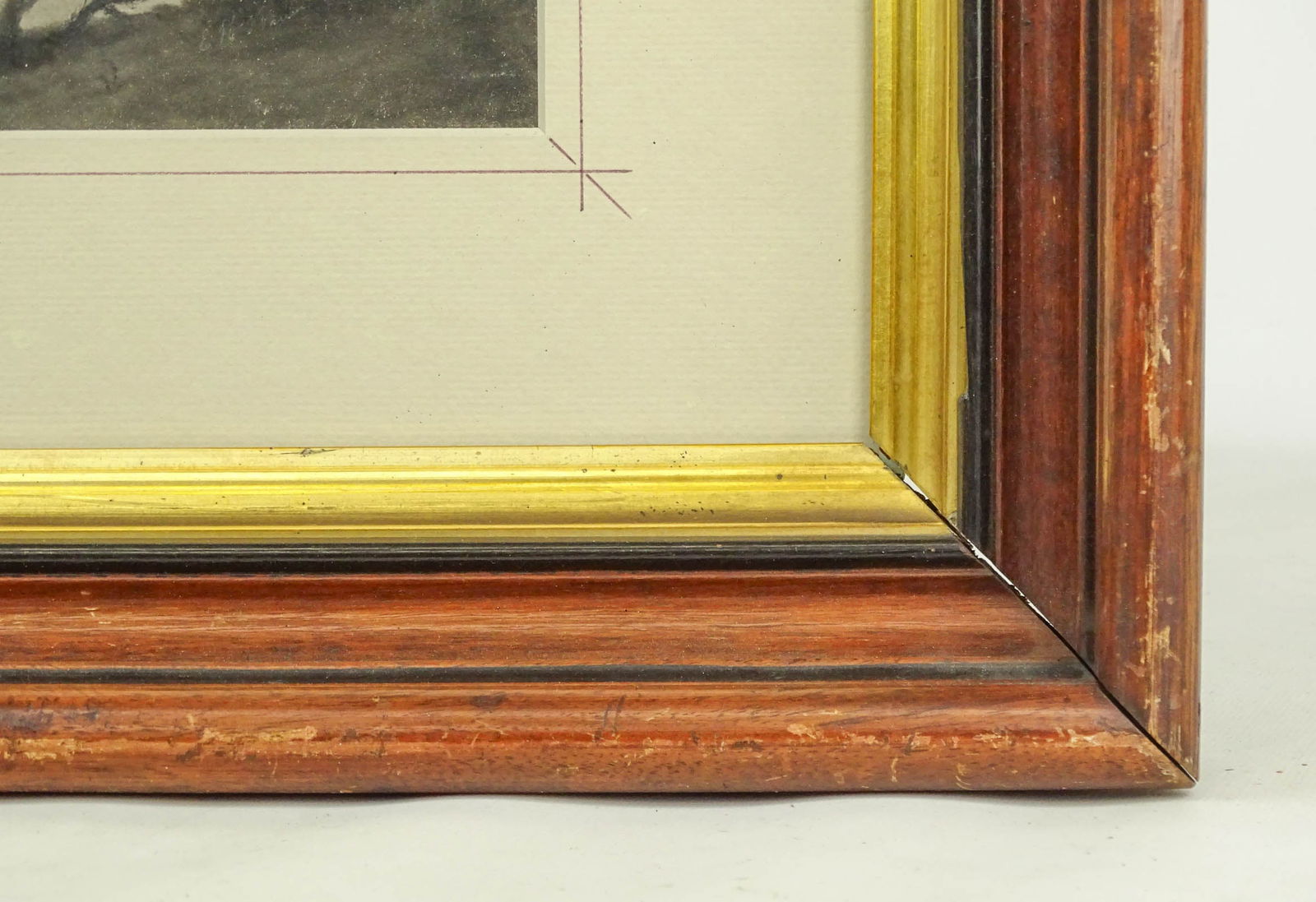 19th c. Sandpaper Drawing - 5