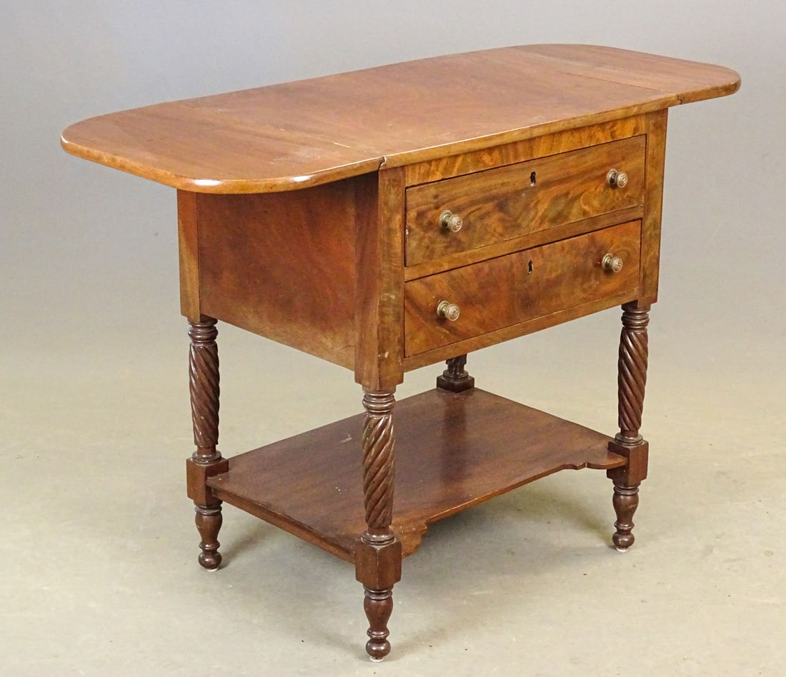 19th c. Mahogany Stand - 2