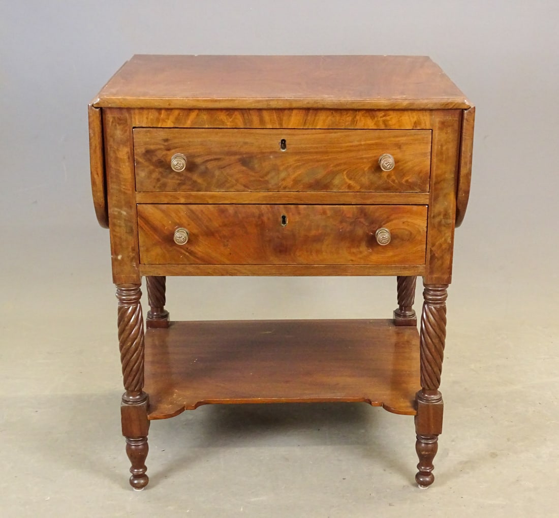 19th c. Mahogany Stand - 8