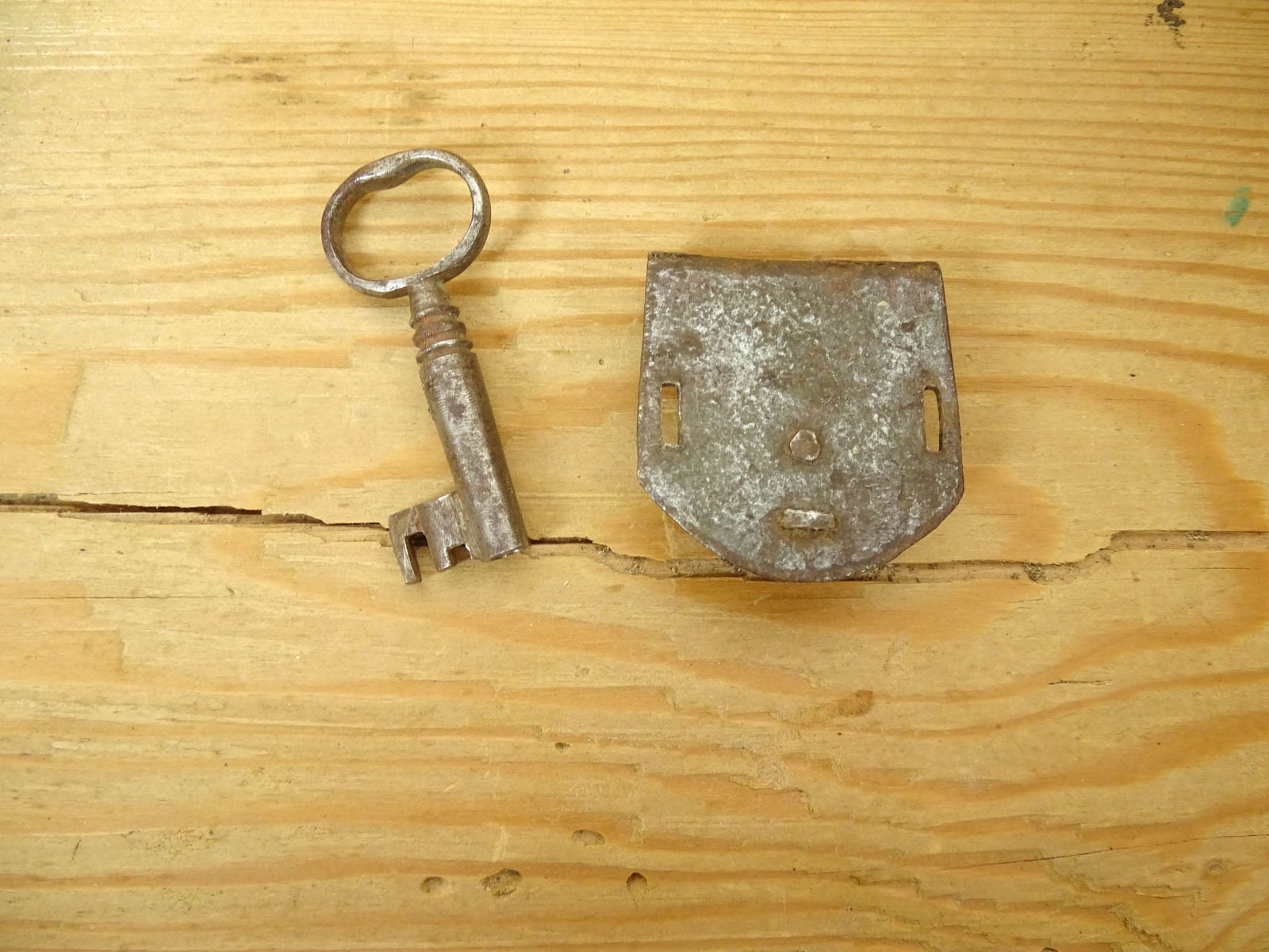 19th c. Paint Decorated Document Box - 7