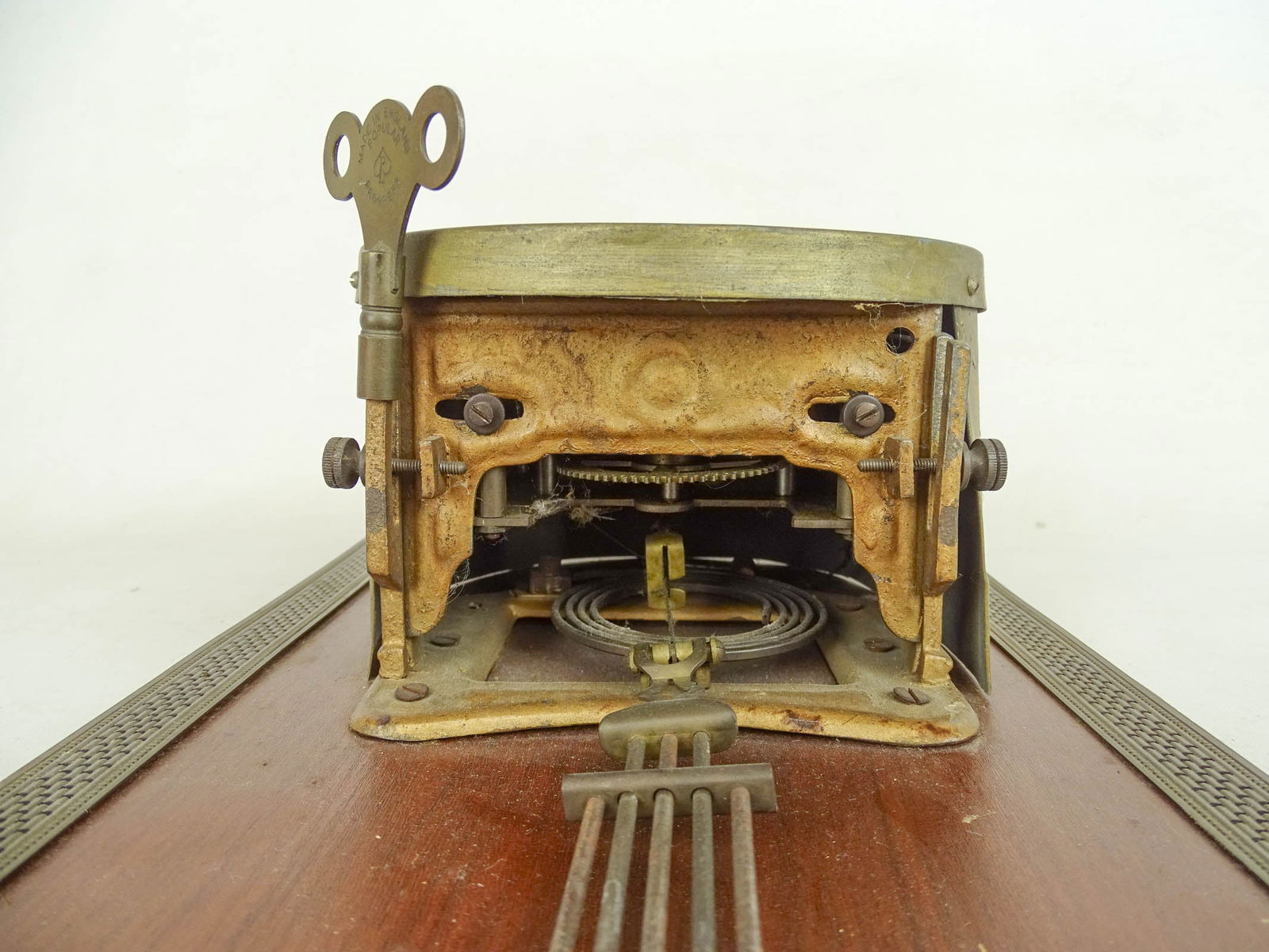 19th c. Continental Wall Clock - 4