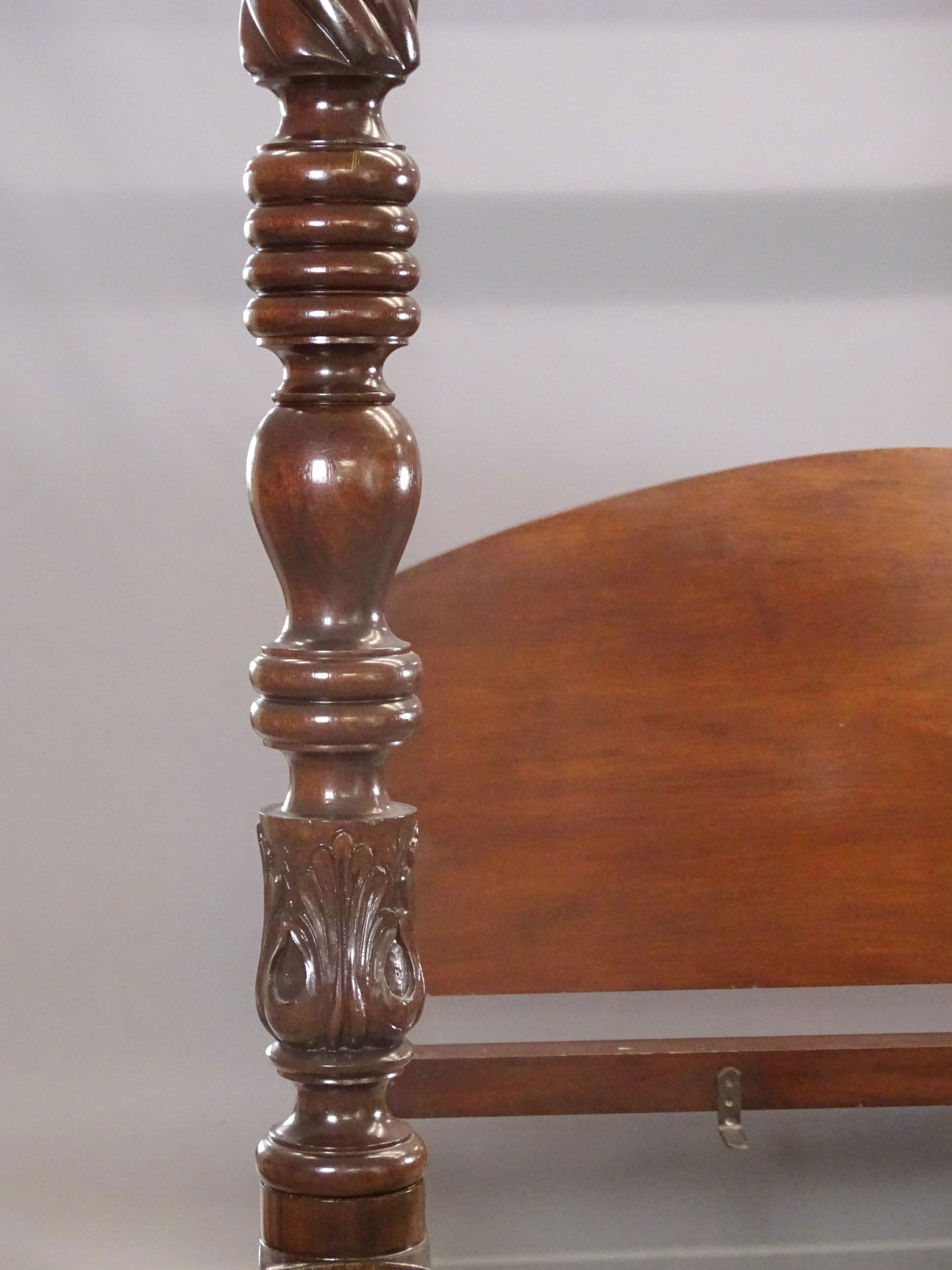 Mahogany Four Poster Bed - 4