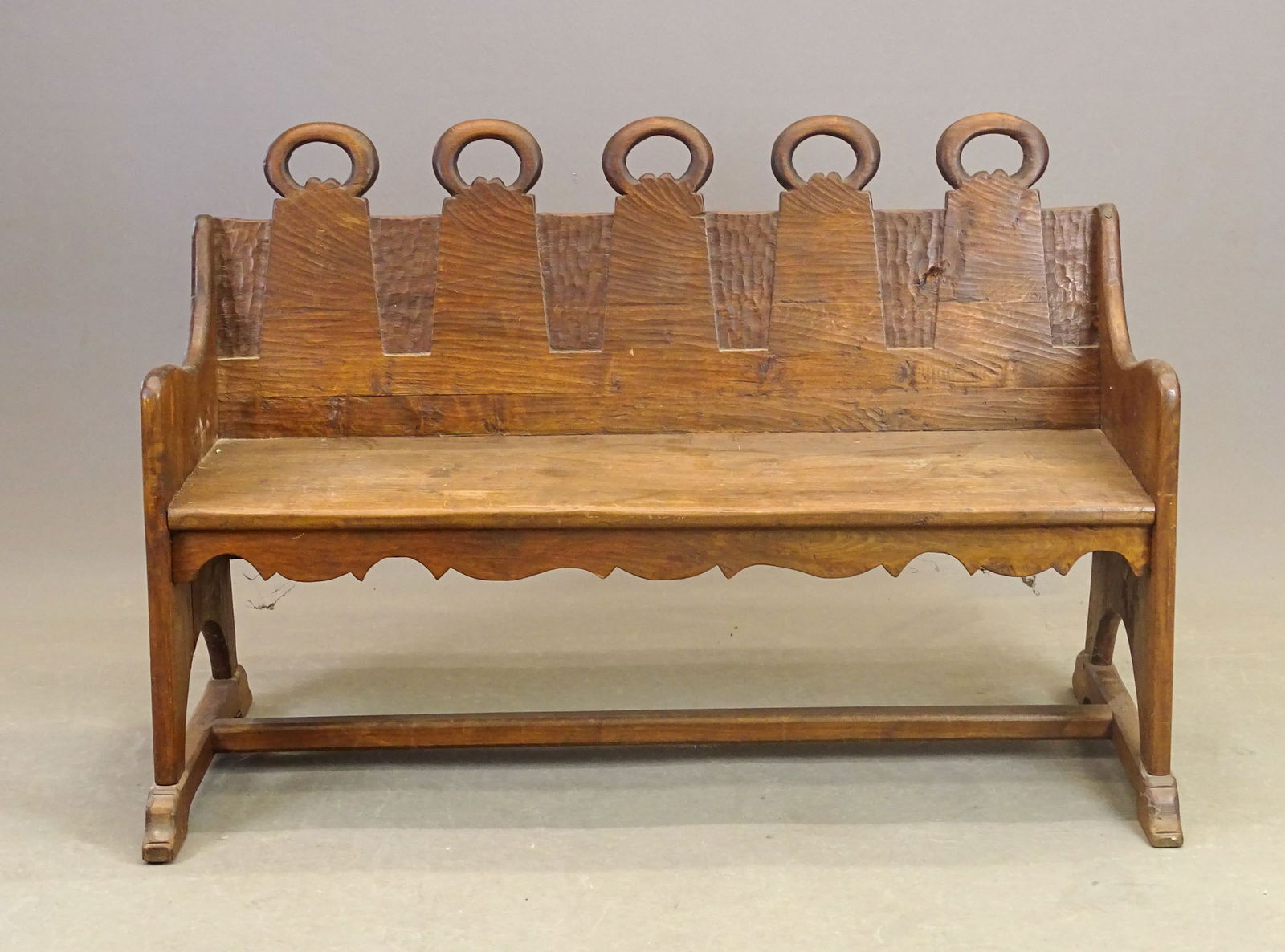 Spanish Carved Bench - 2