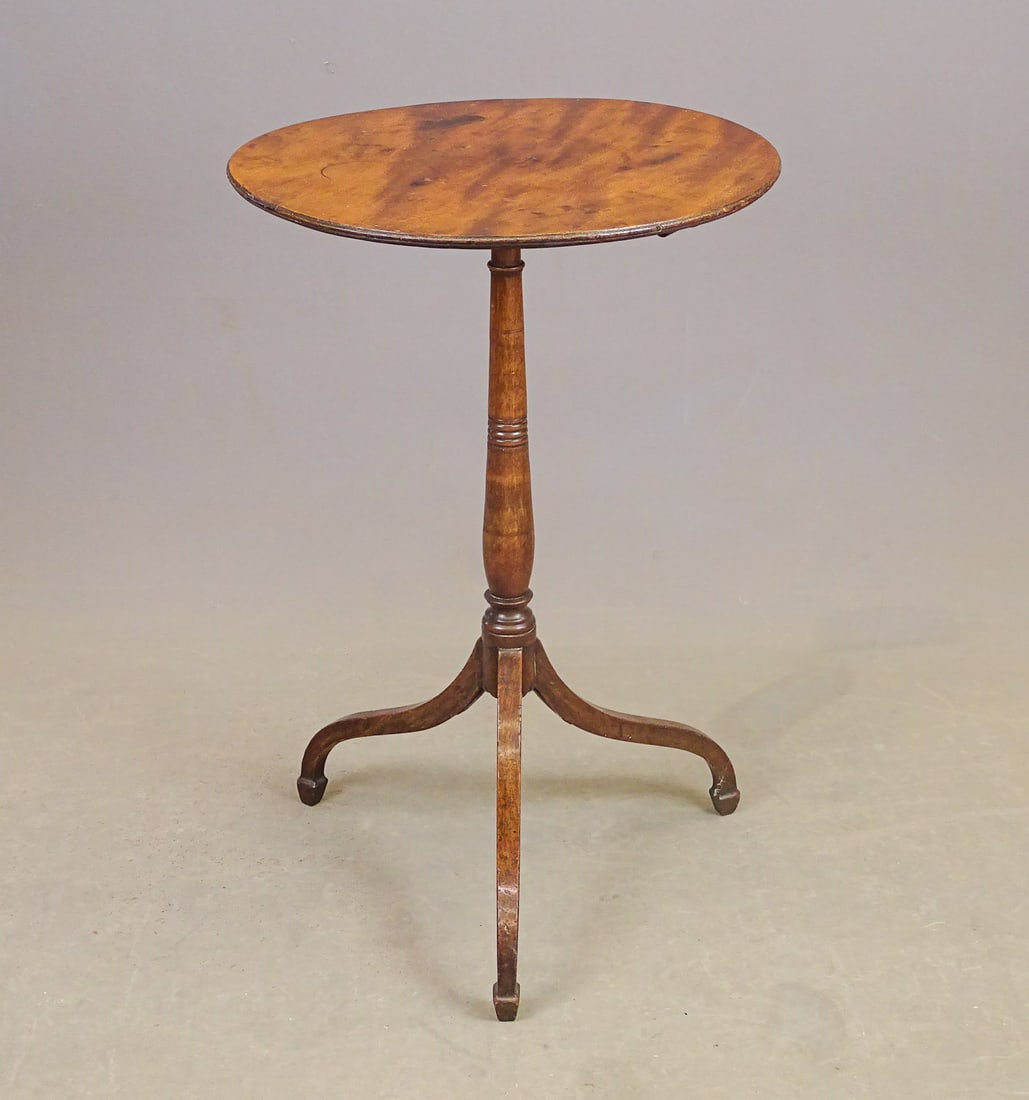 18th c. Mahogany Candlestand (1 of 6)