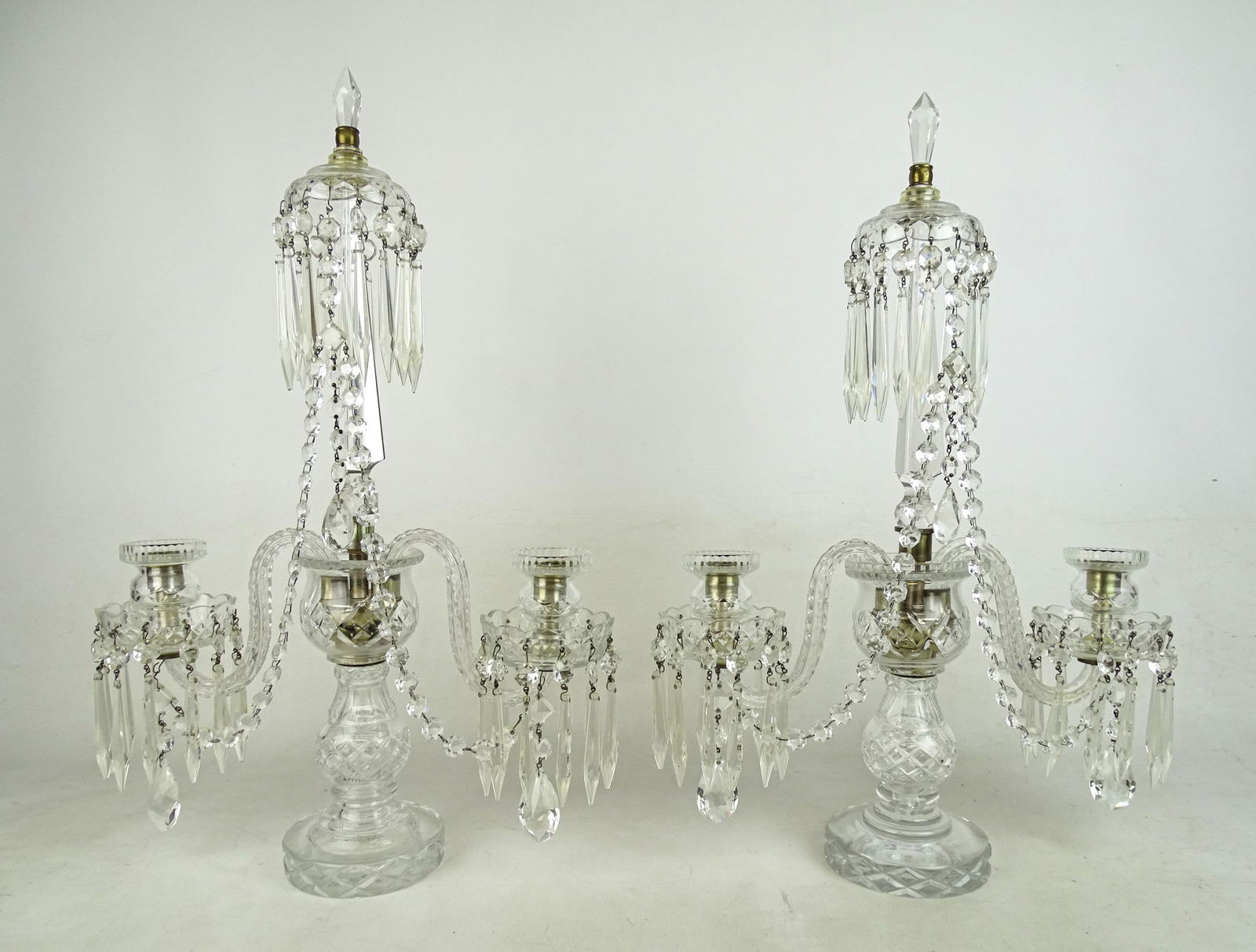Pair Crystal Candelabra (1 of 8)
