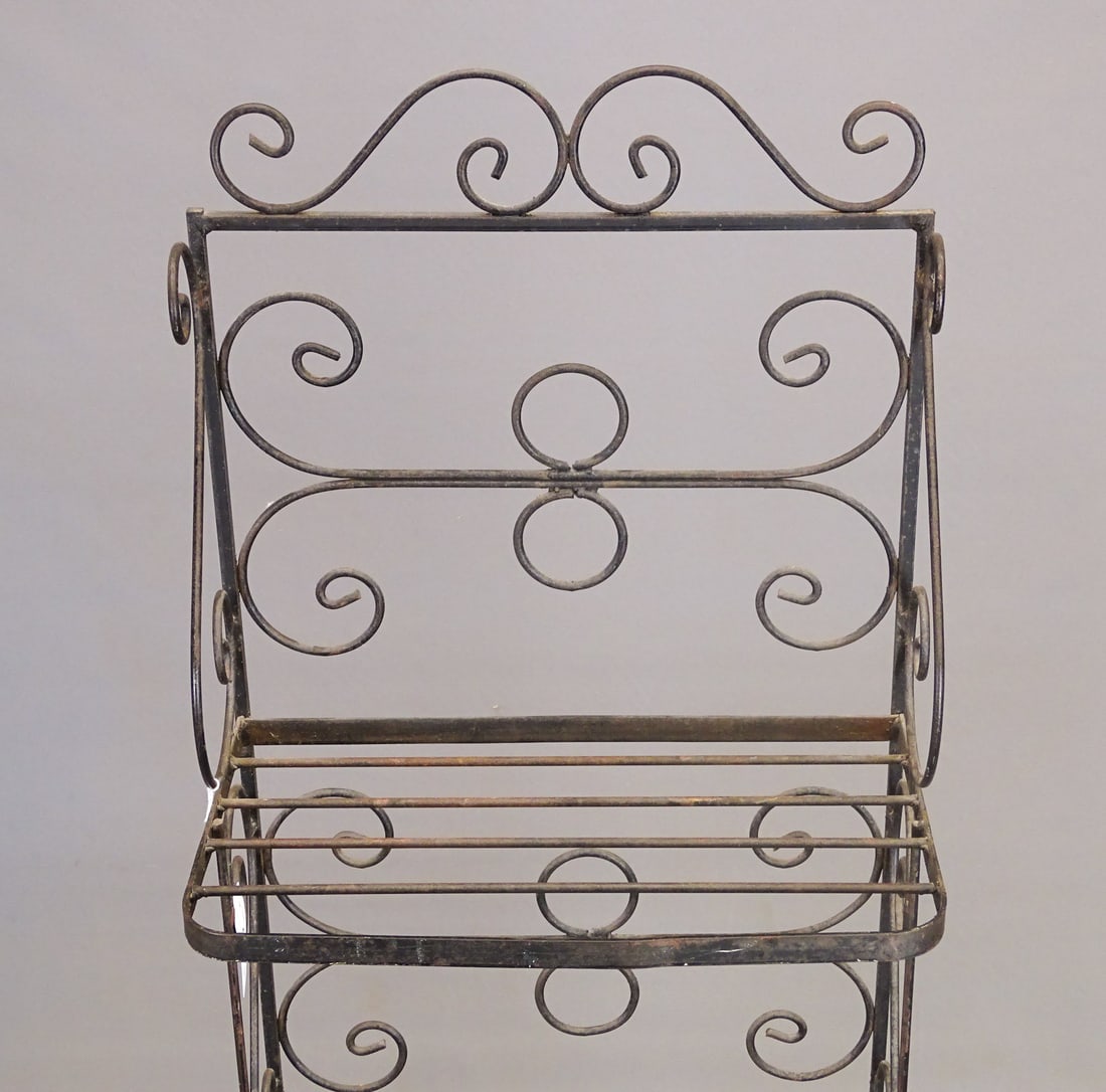 Wrought Iron Kitchen Rack - 4