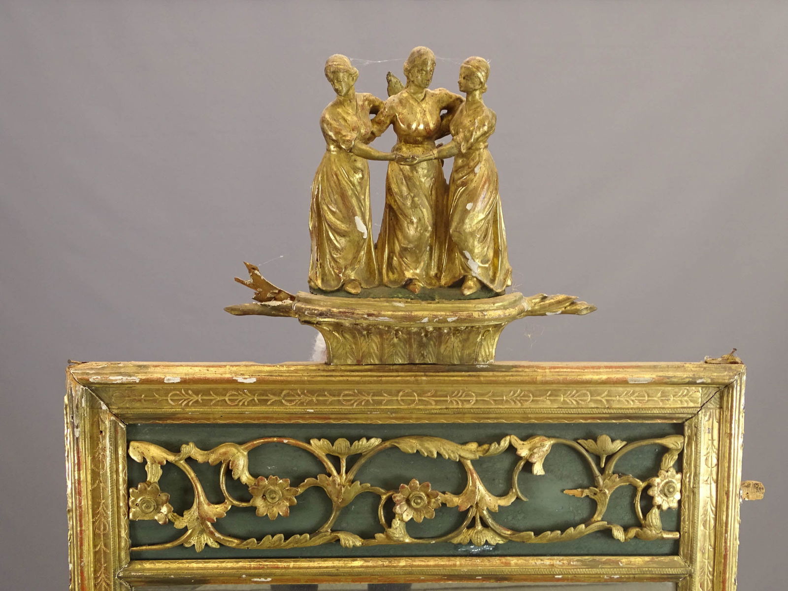 18th c. Continental Wall Mirror - 2