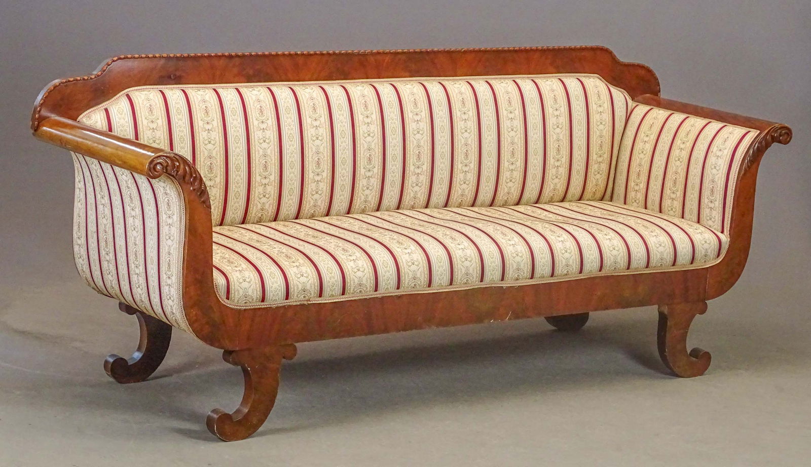 19th c. Federal Mahogany Sofa (1 of 6)