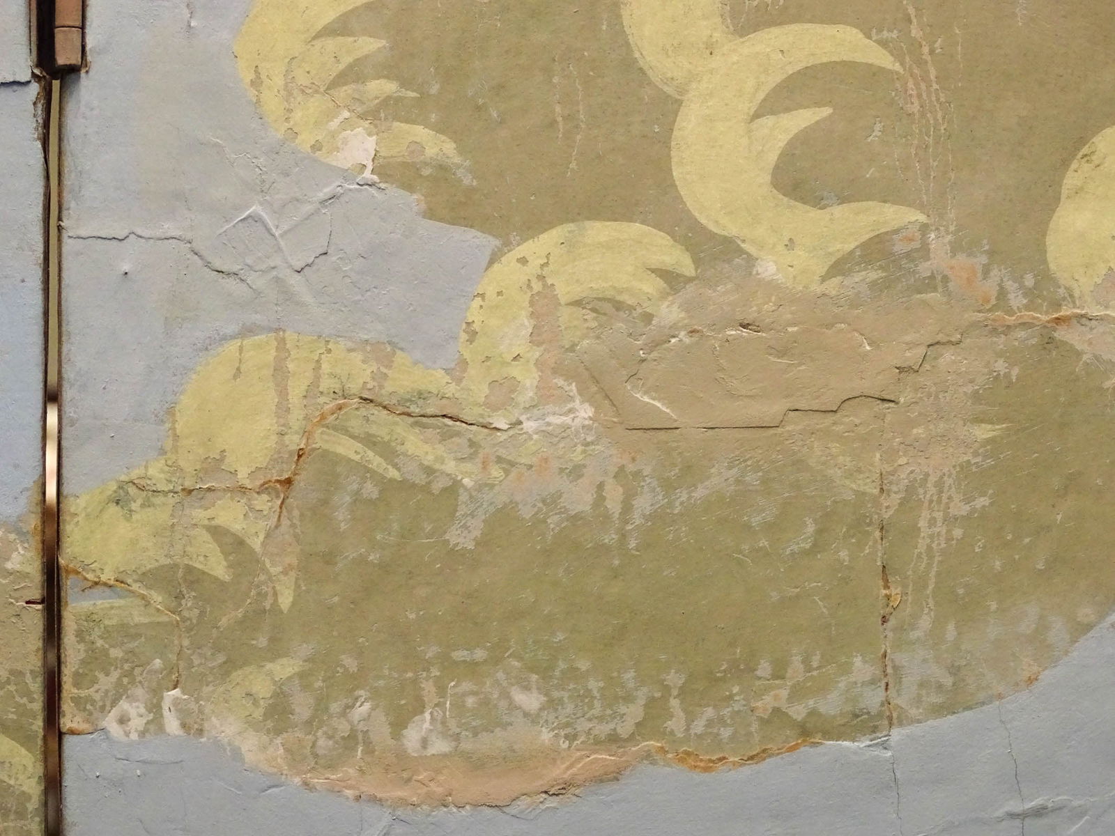 19th c. Wallpaper Screen - 6