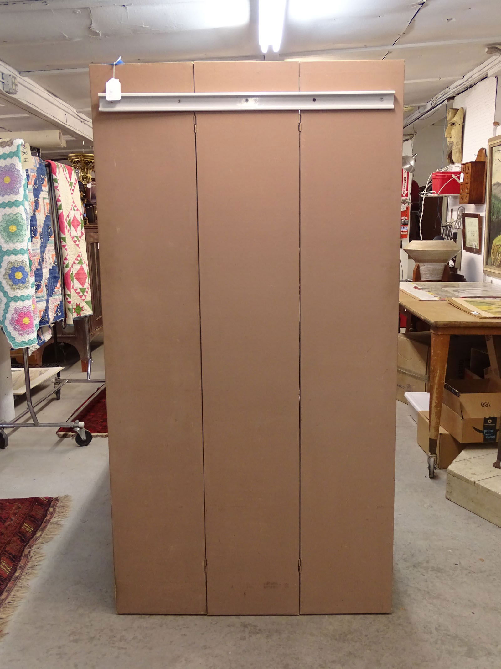 19th c. Wallpaper Screen - 7