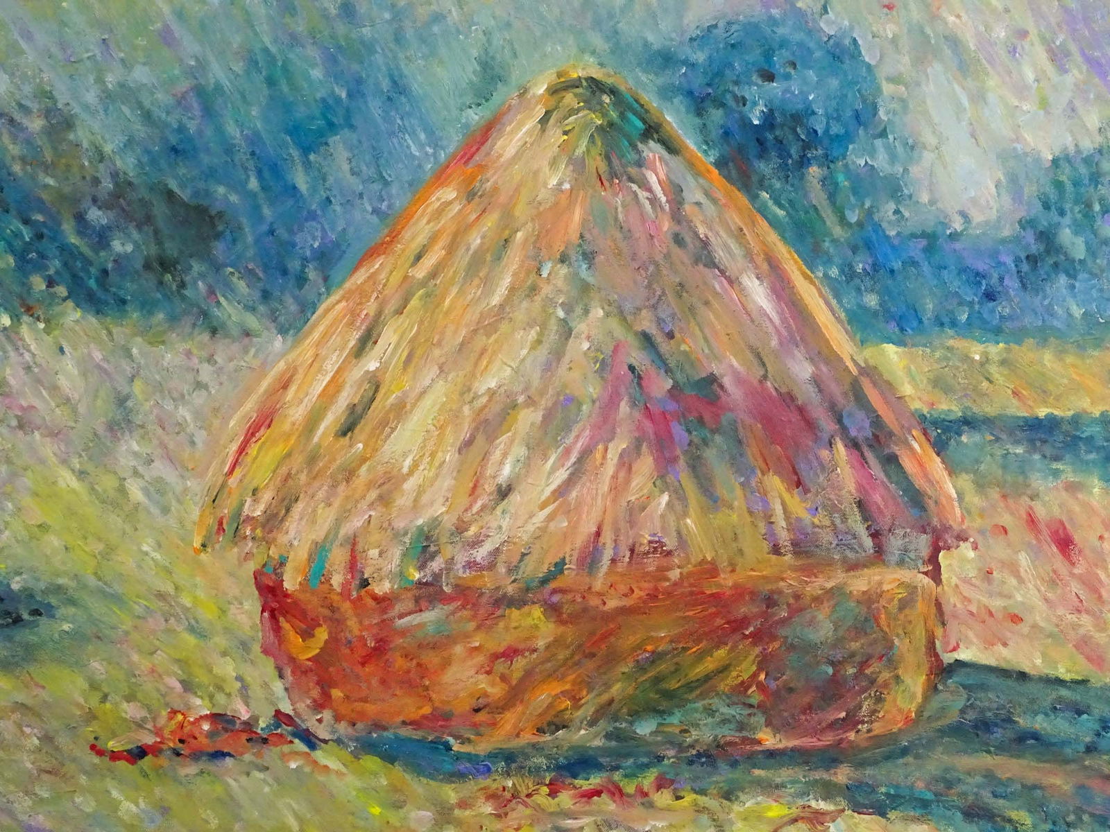 Painting: Haystacks - 2