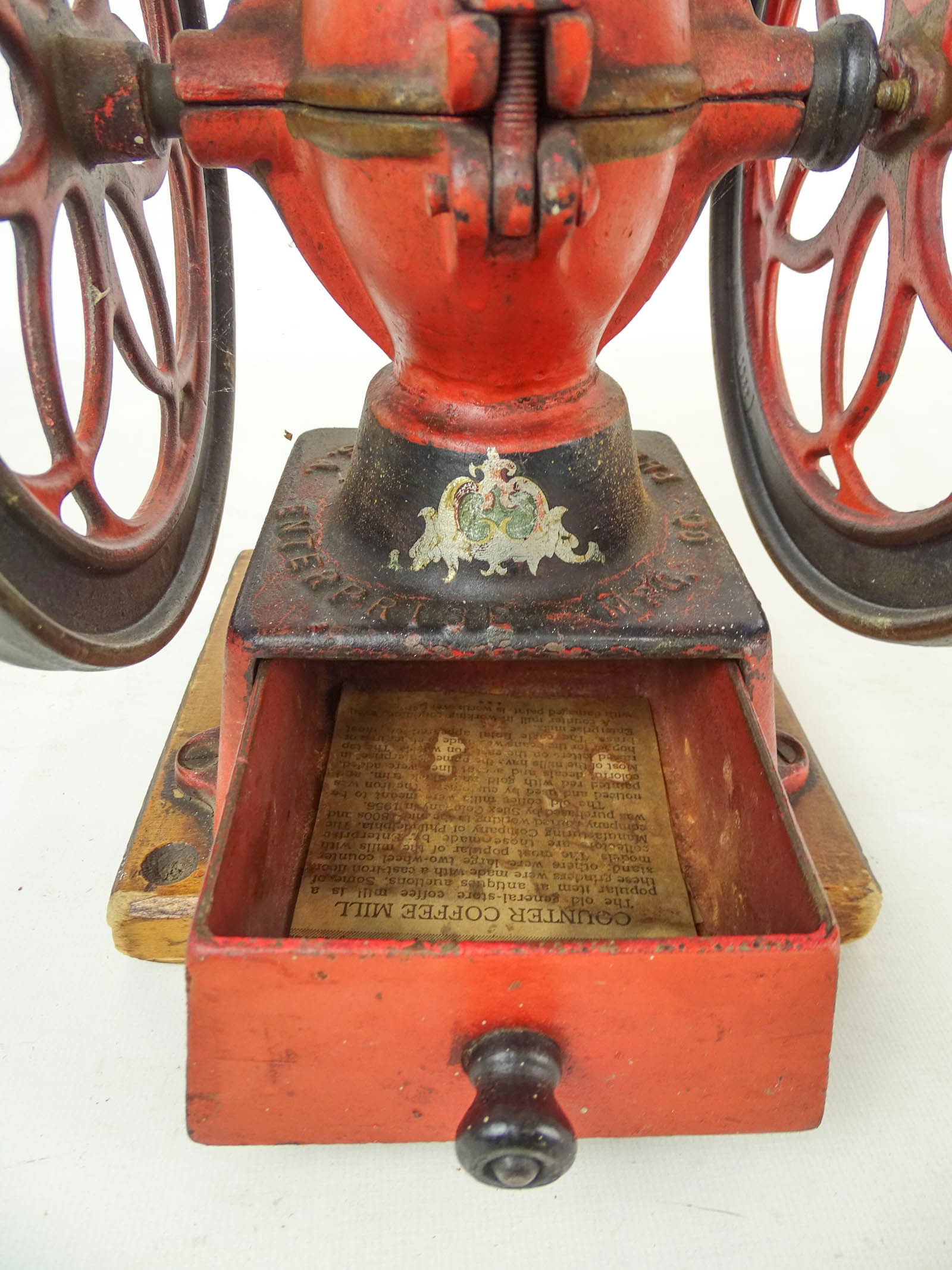 19th c. Enterprise Coffee Grinder - 2