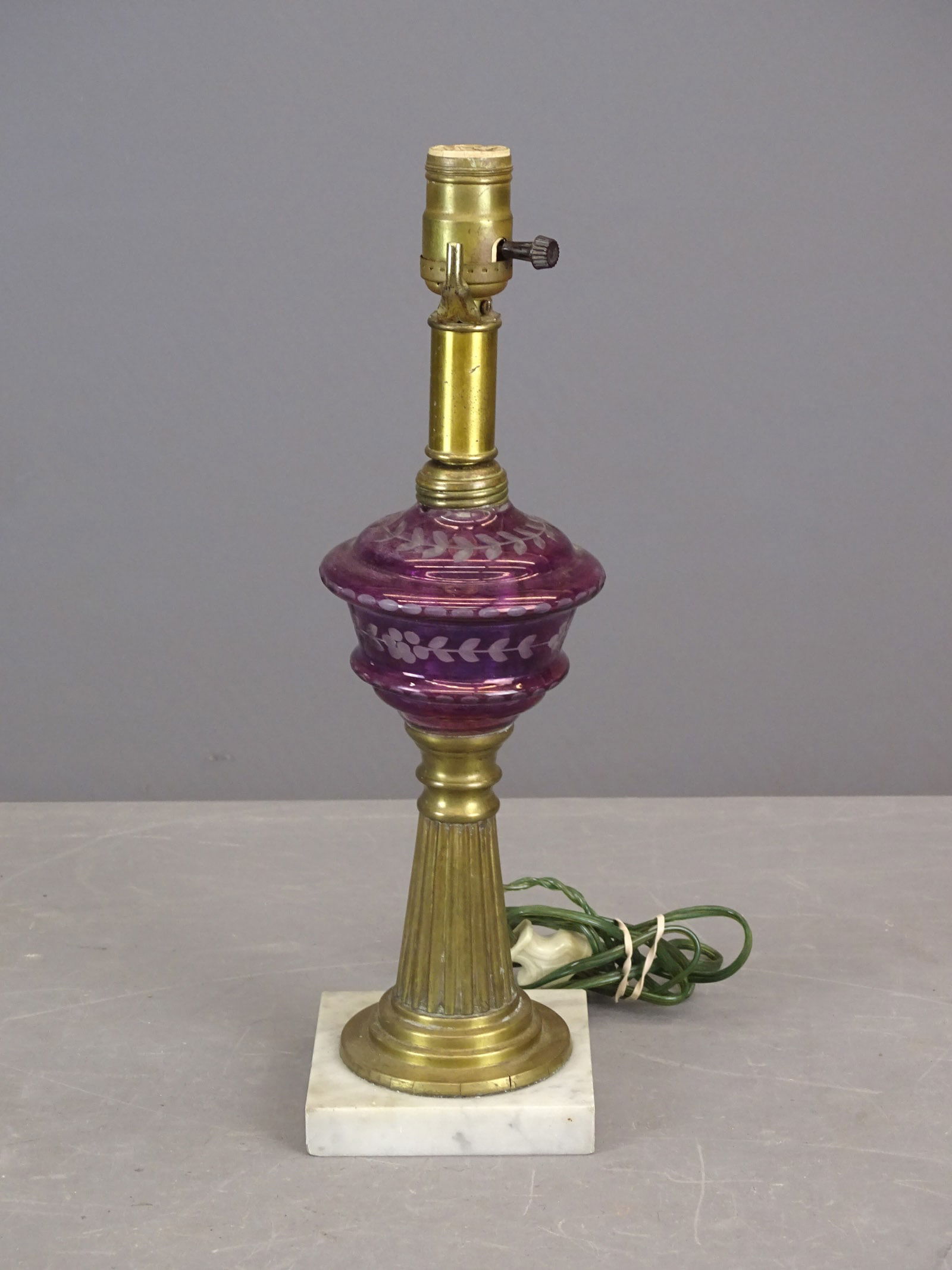 19th c. Oil Lamps - 6