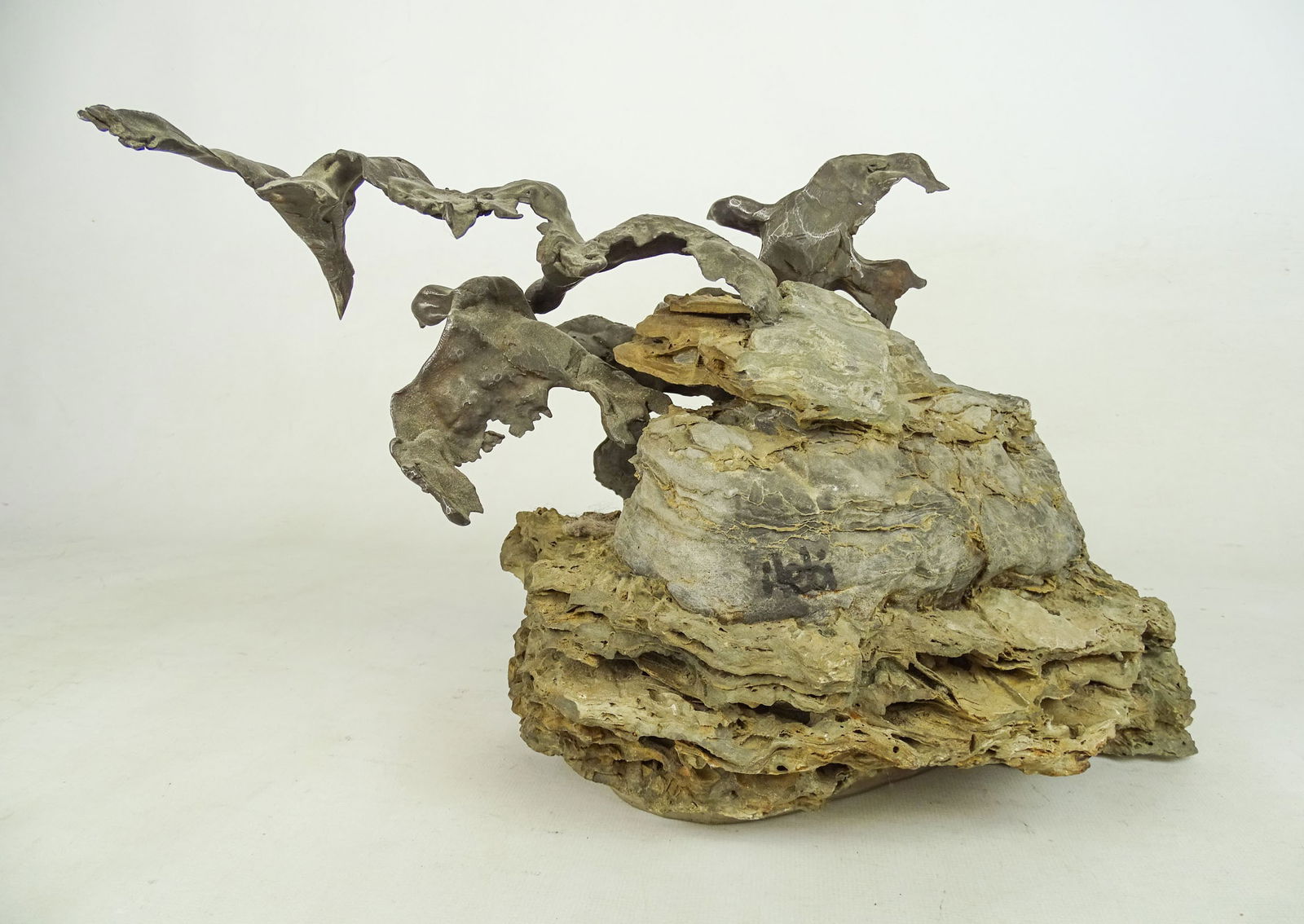 Birdstone Abstract Sculpture - 2