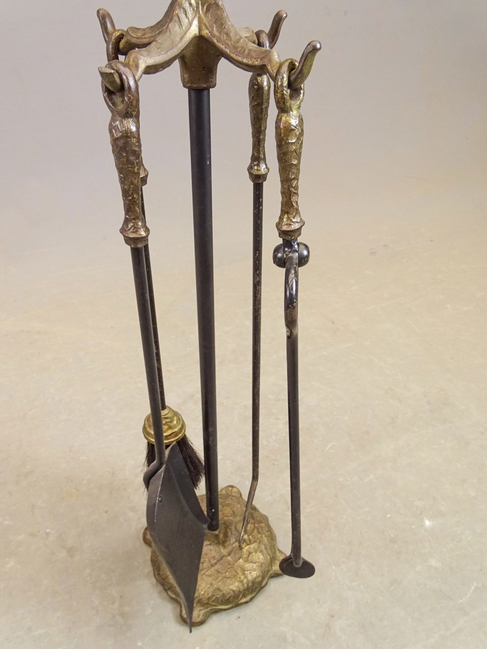 Sailing Ship Andirons and Firetools - 6