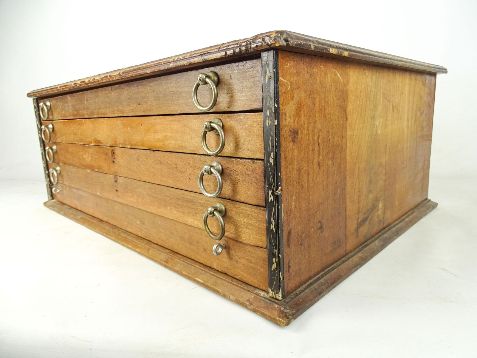Antique Spool Cabinet - 6