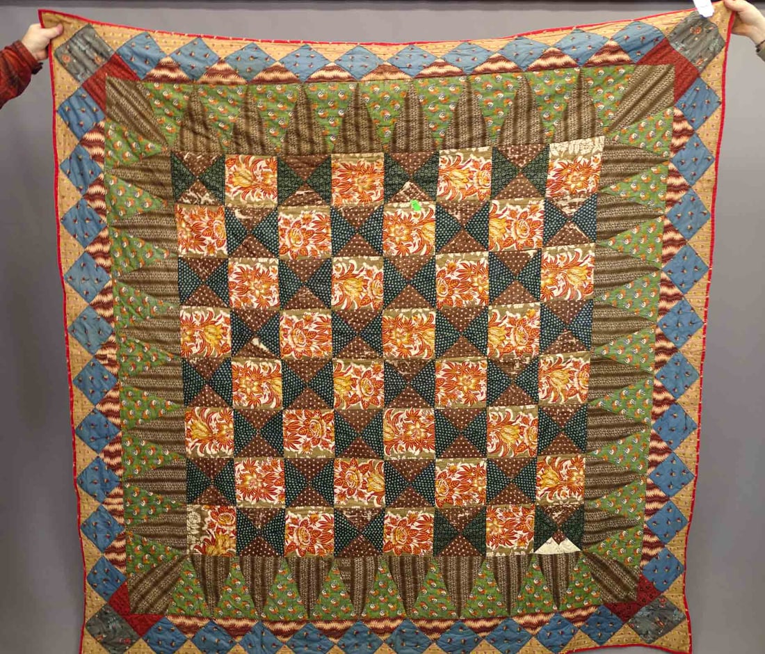 19th c. Chintz Quilt (1 of 6)