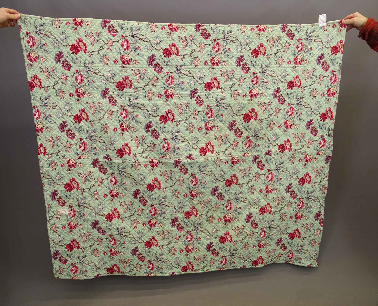 19th c. French Quilt: 19th c. French quilt. 60" x 68".