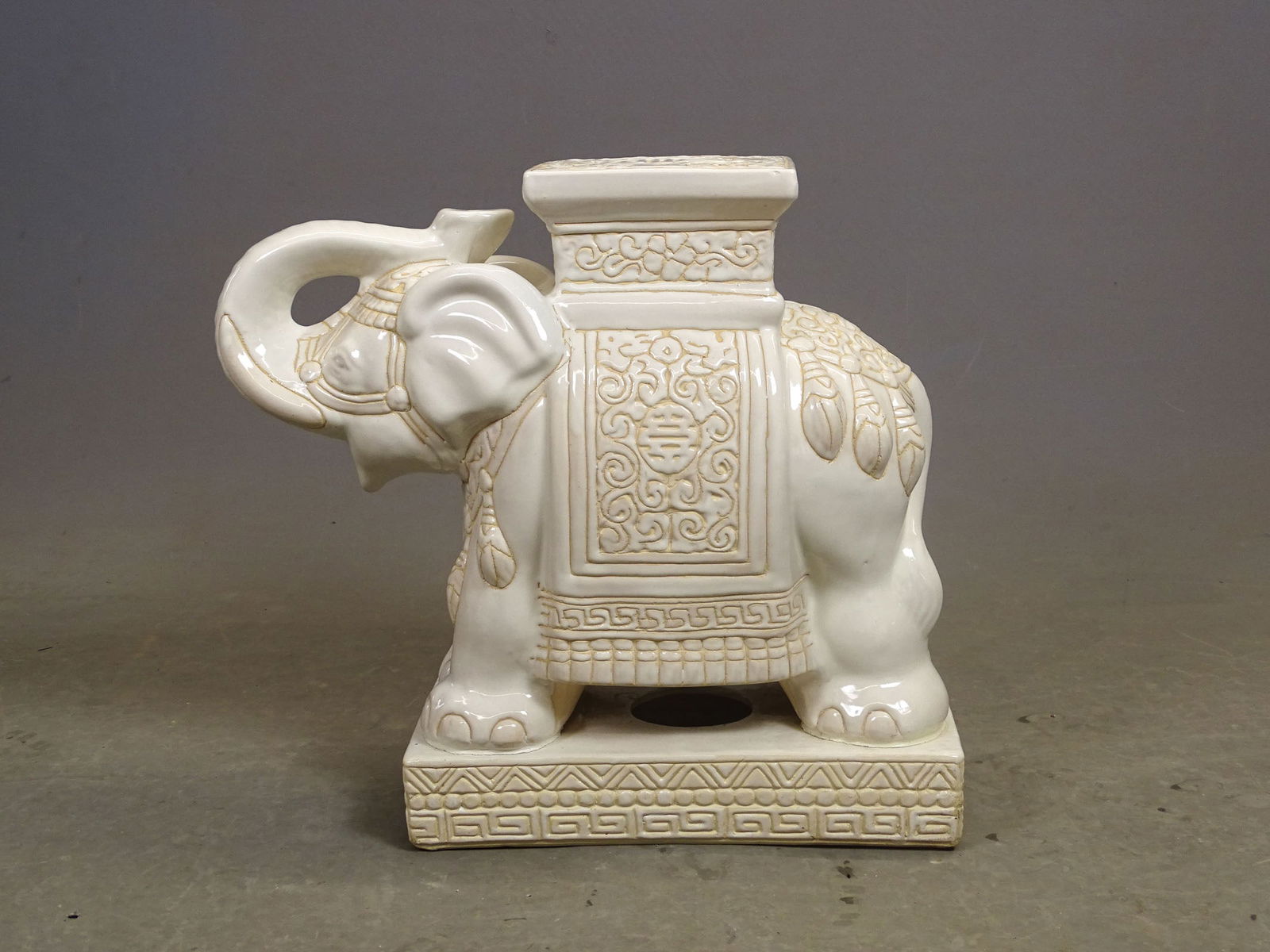 Pair Ceramic Garden Seats - 3