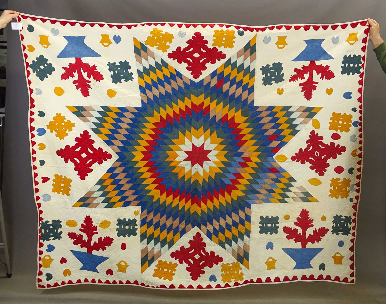 C. 1870 Lone Star Quilt (1 of 6)