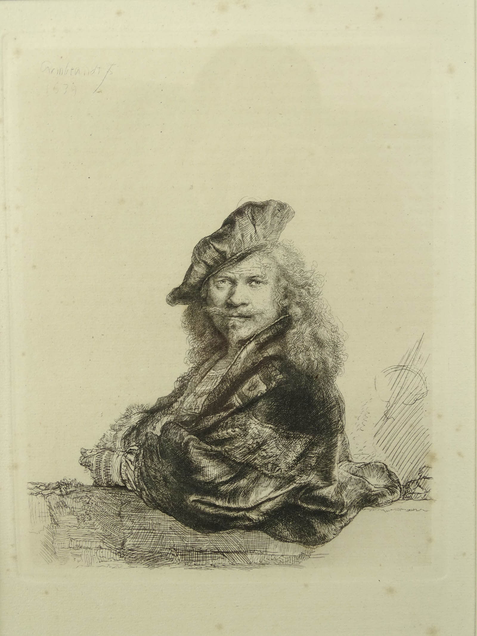 After Rembrandt Etching - 2