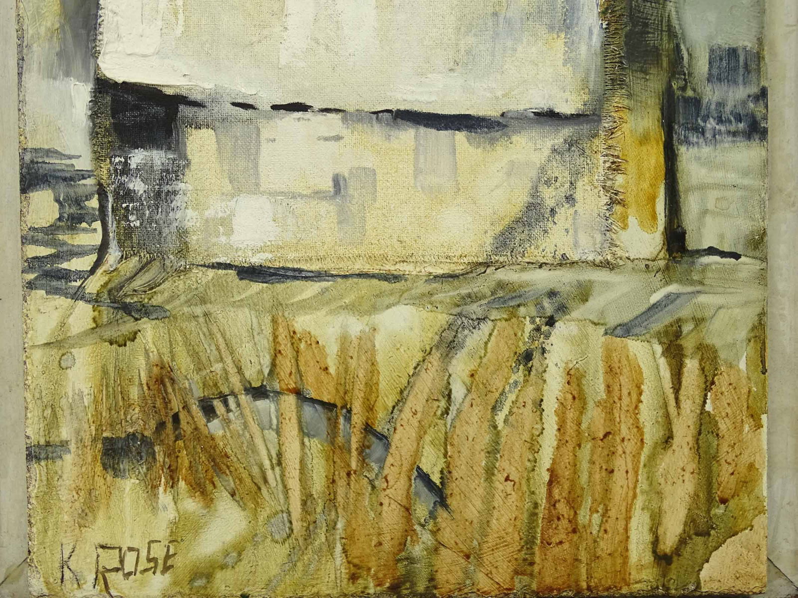 Painting: Signed K. Rose - 3