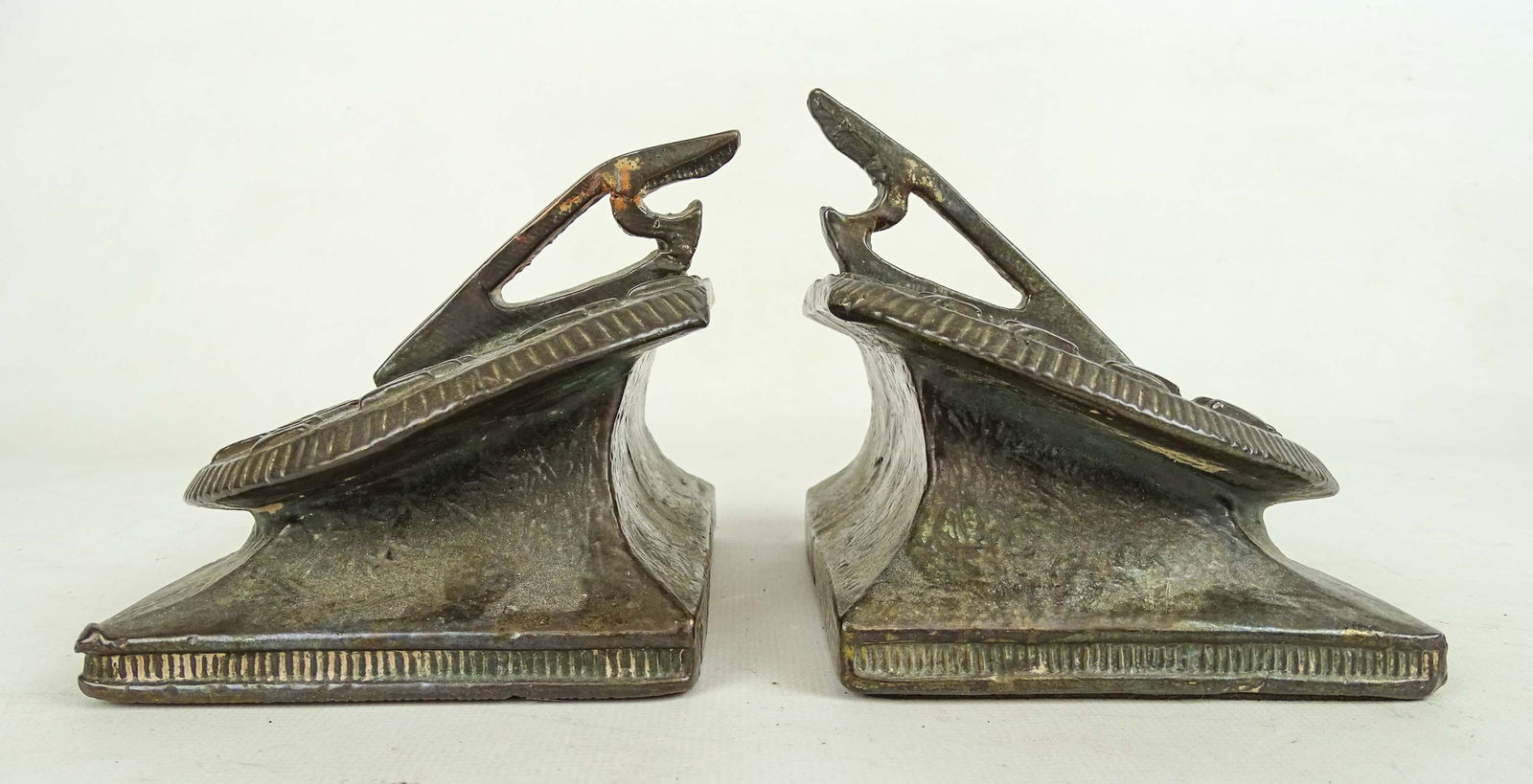 Pair Sundial Bookends - 2