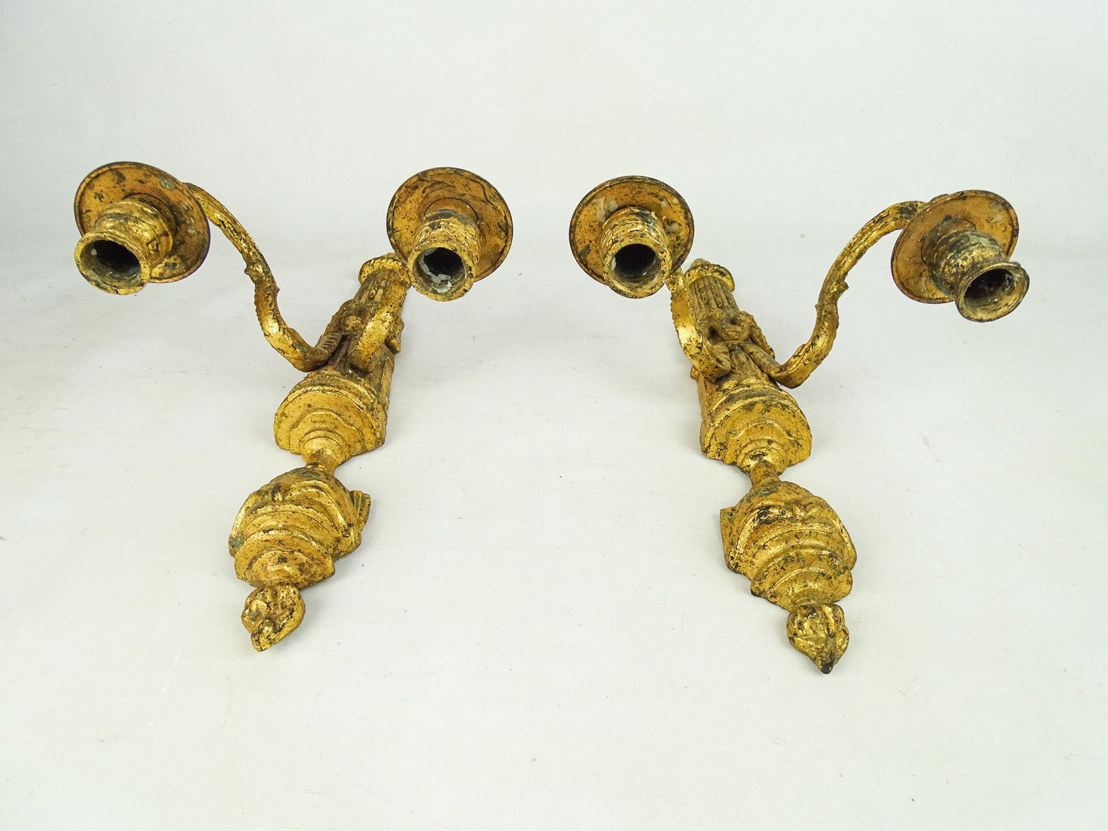 Pair Classical Wall Sconces - 2