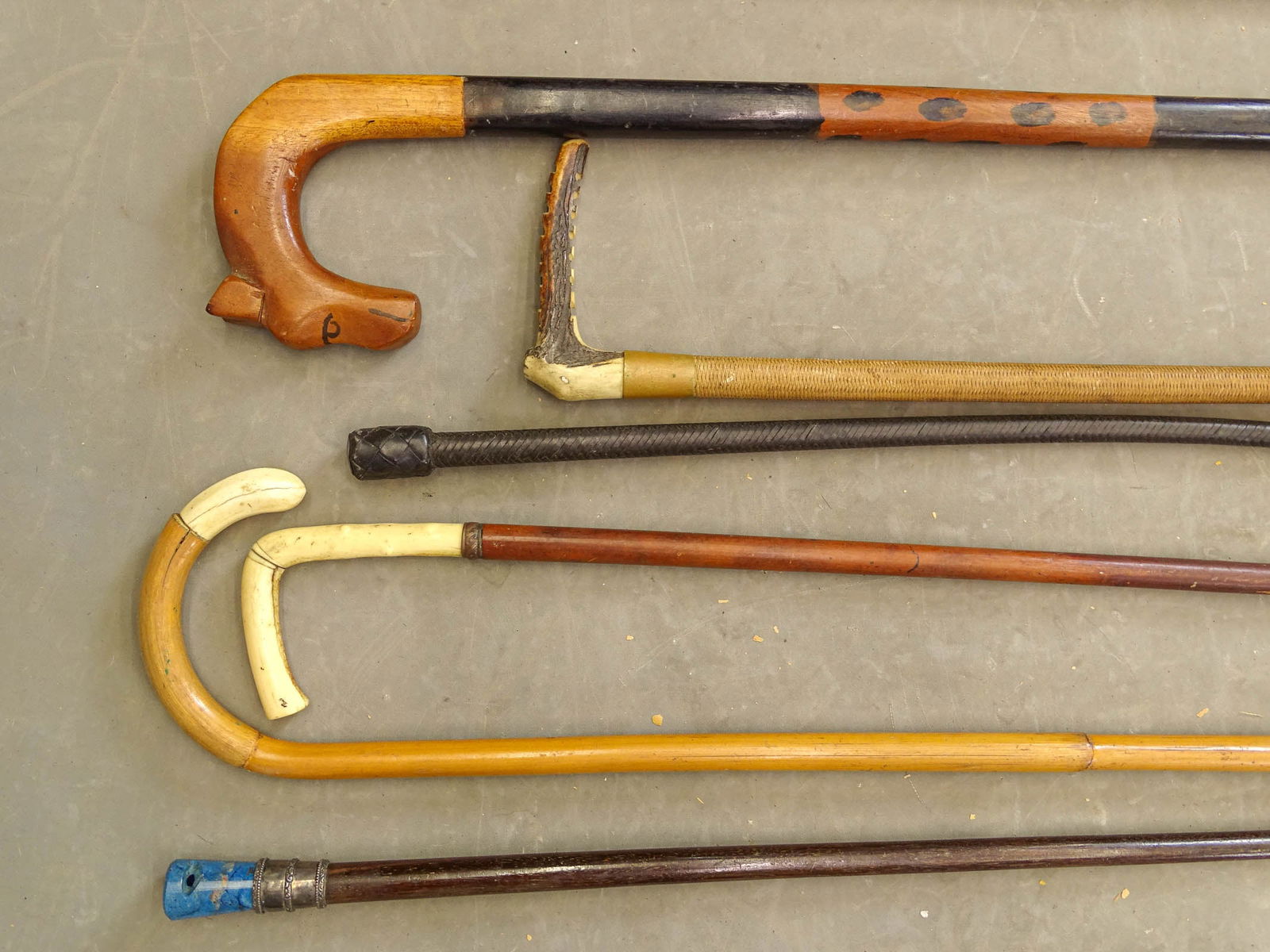 Large Lot of Canes & Crops - 10