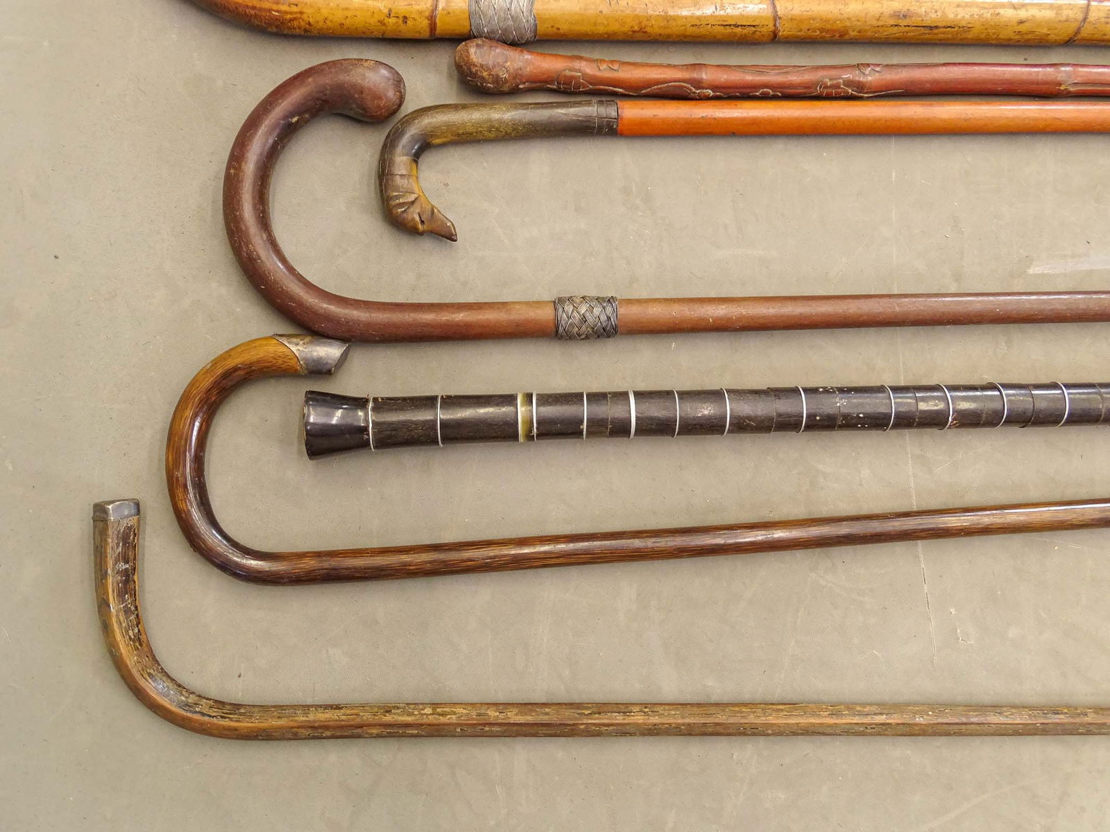 Large Lot of Canes & Crops - 2